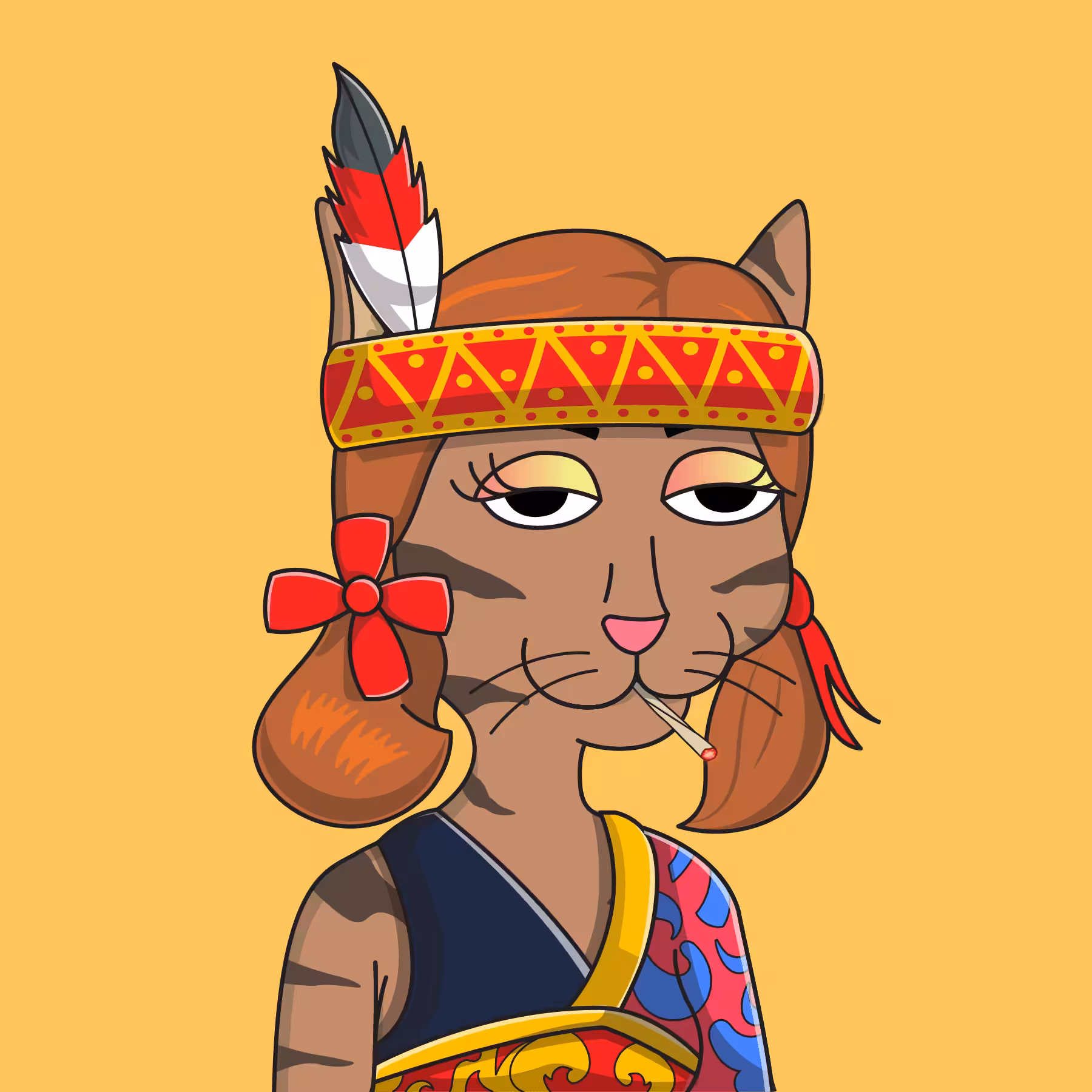 Girl Cat #354