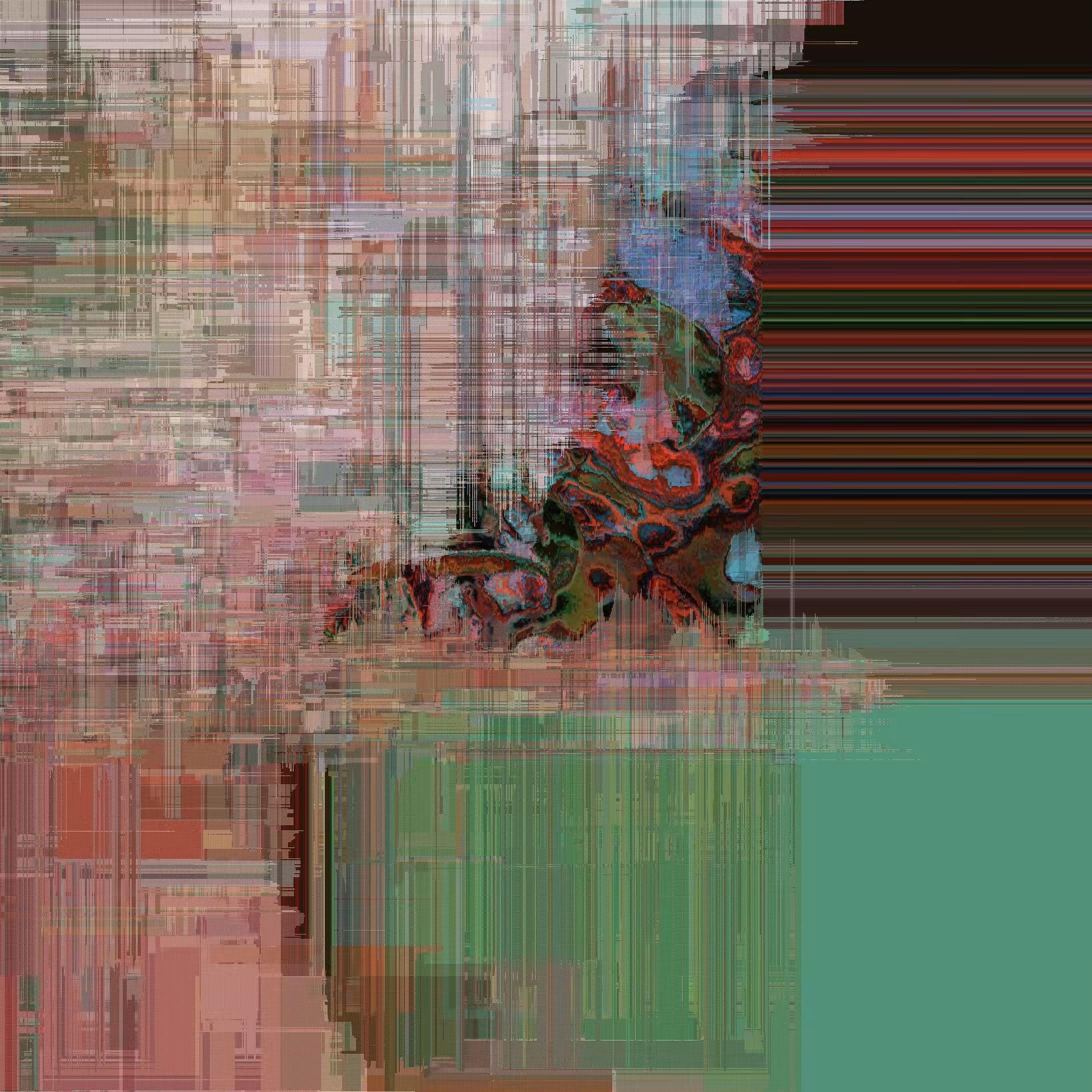 Contemporary deconstruction of flowers
