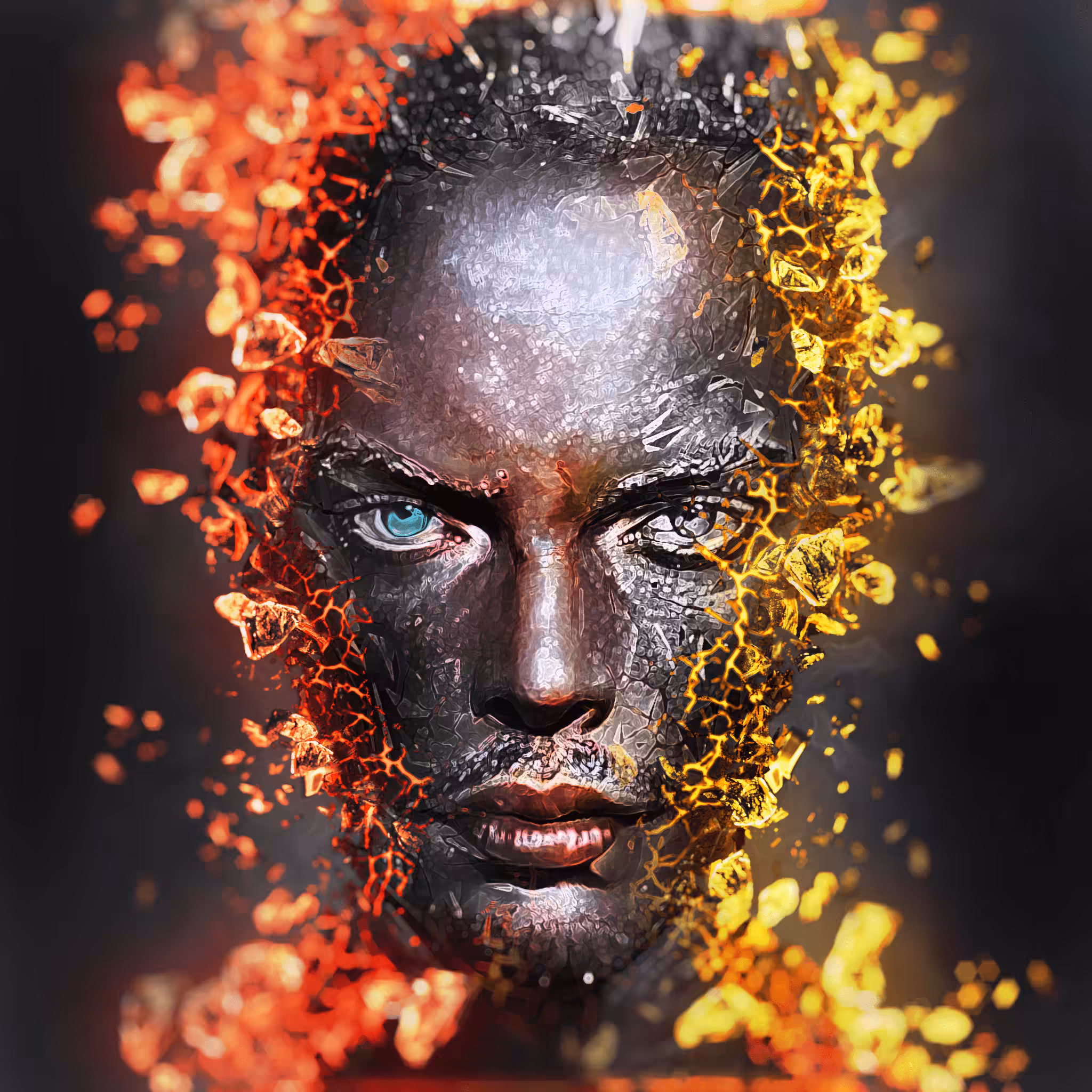 #332 Volcano - 1000Days1000Faces Collection