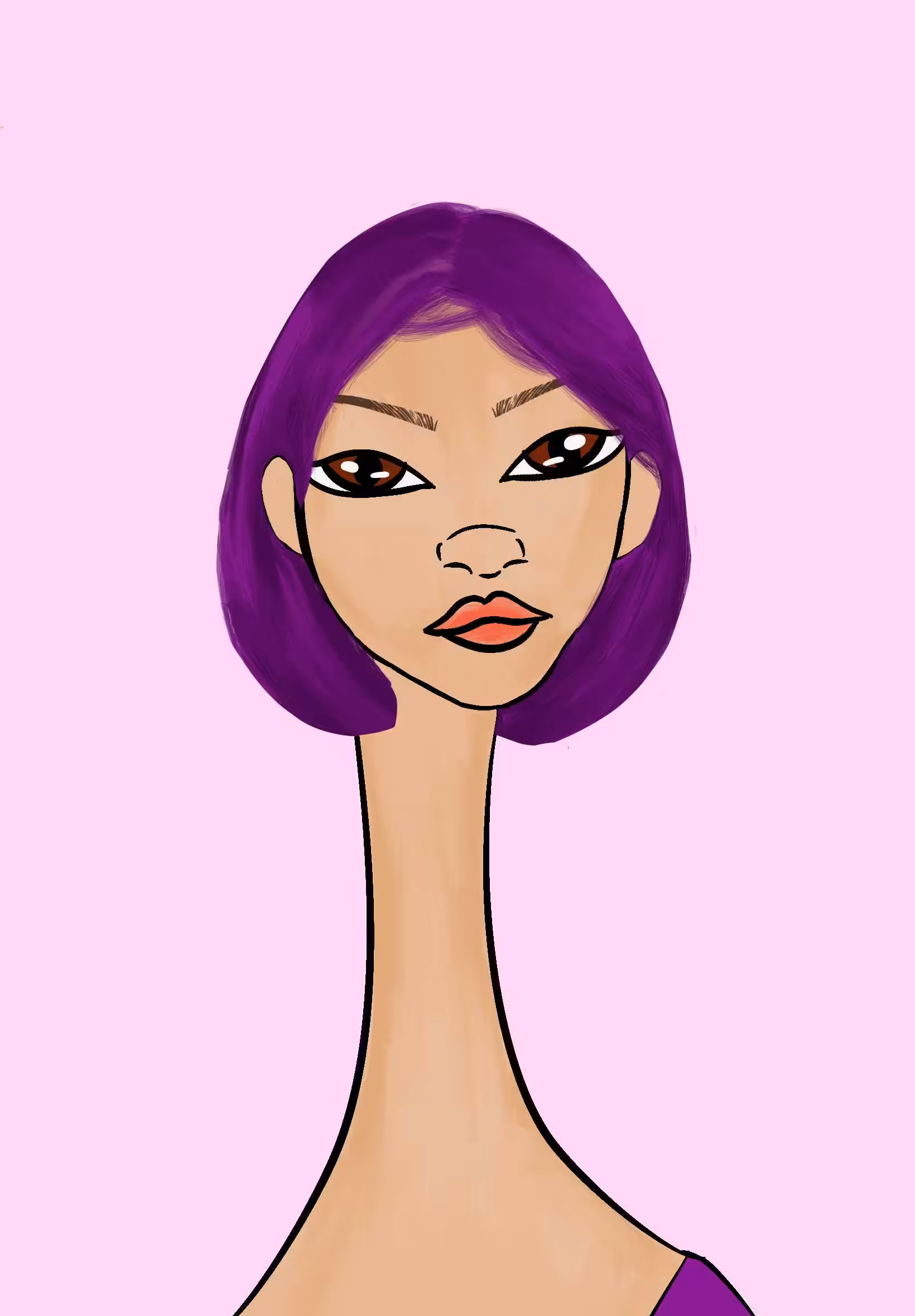 Long Neckie Ladies: Long Neckie Lady #331