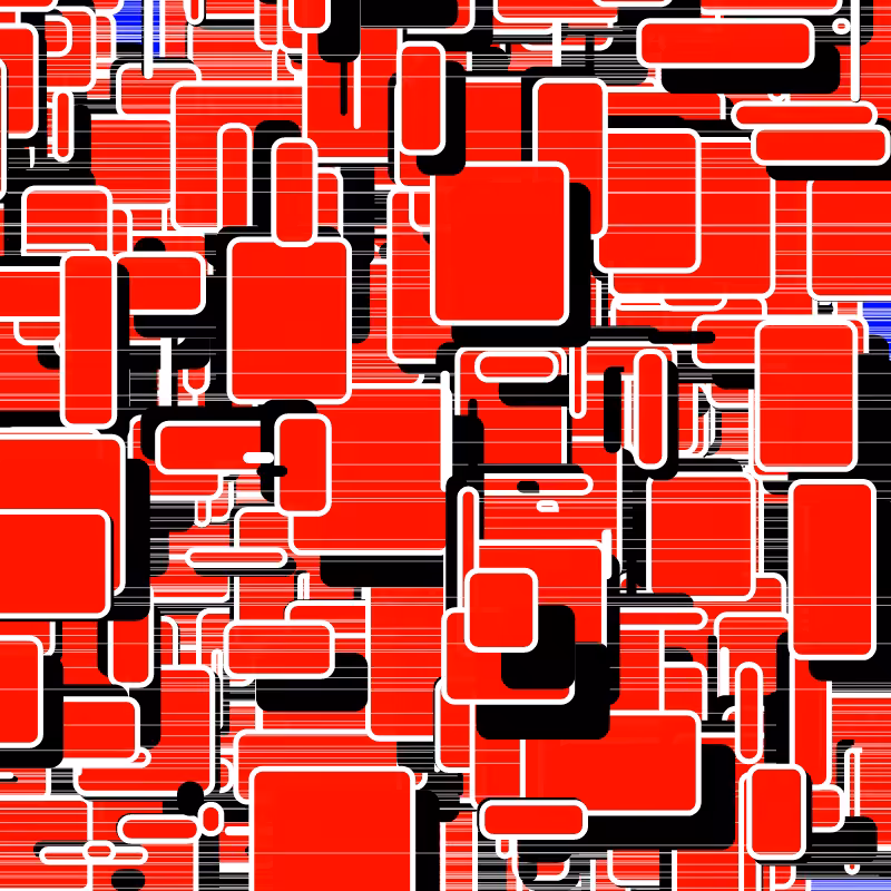 Red Rect 1950 #1