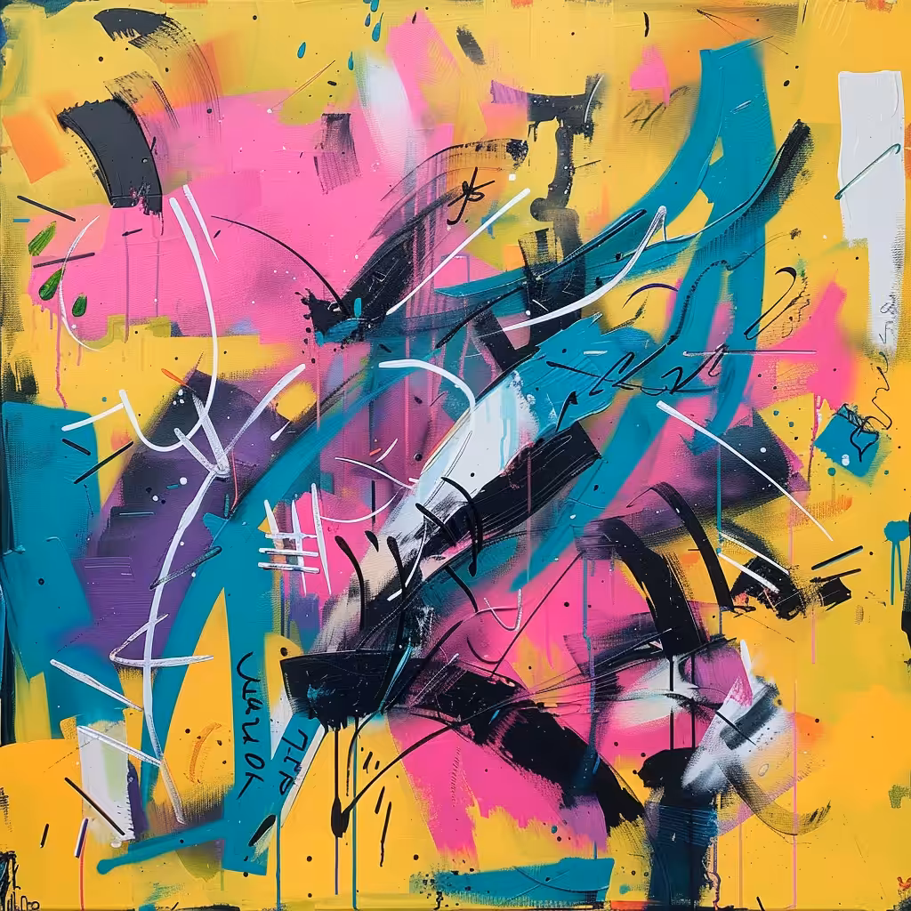 Street Art: Yellow wall