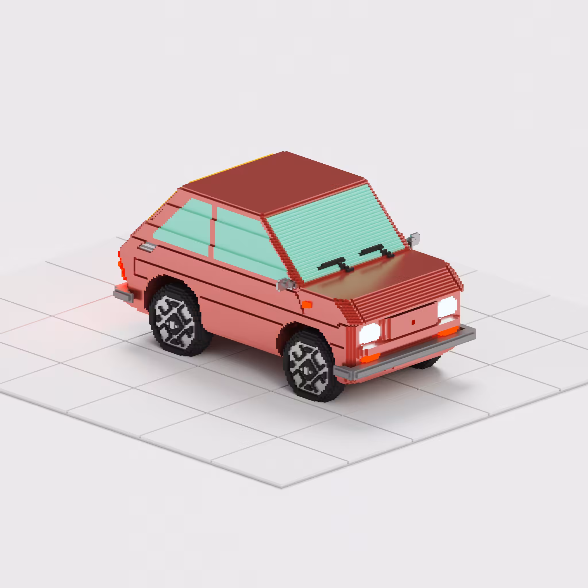 KINEGARAGE 01 - FIAT 126 #RED
