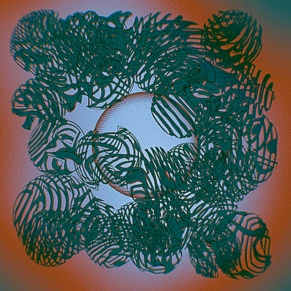 Moiré Meditation #15