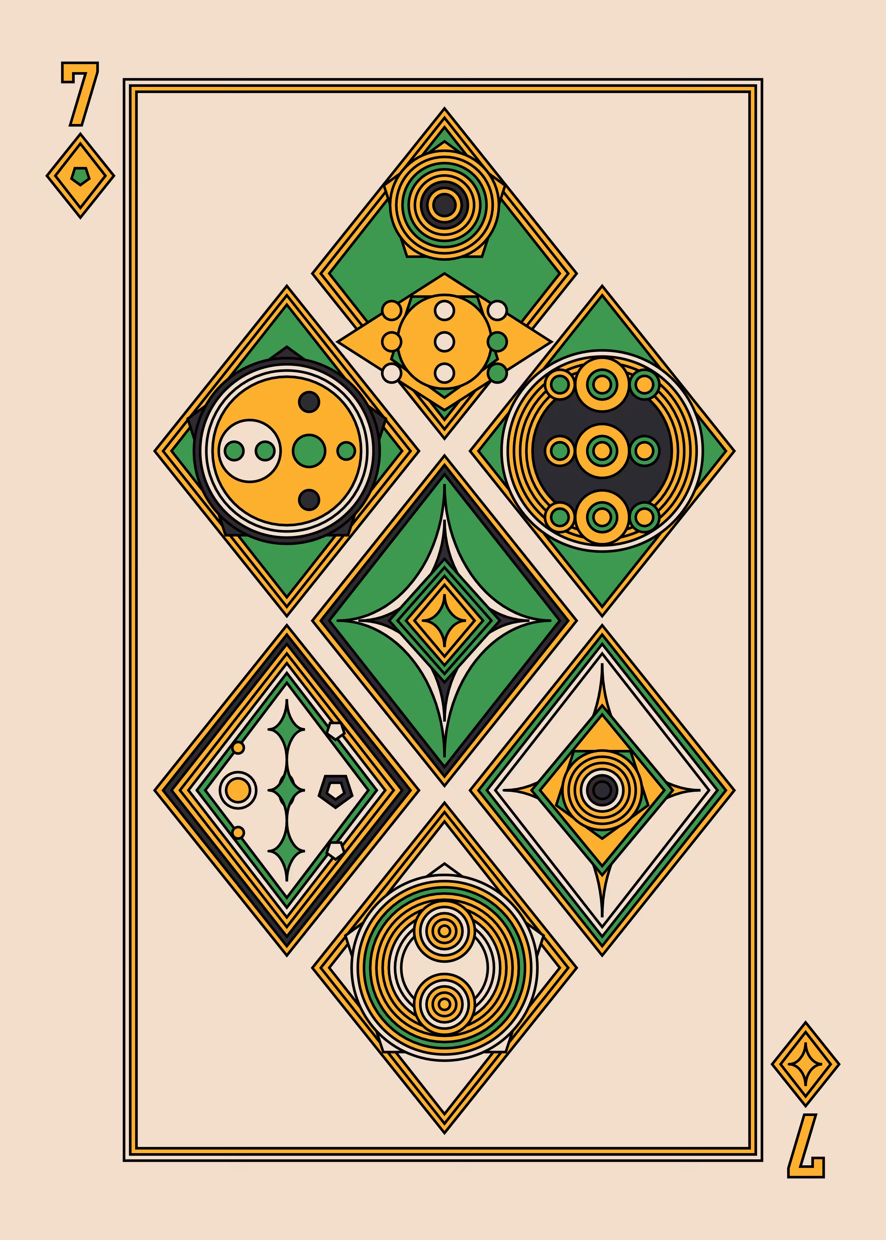 Seven of Diamonds Light