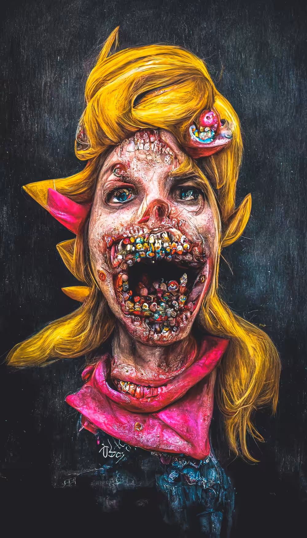 Zombie Princess Peach