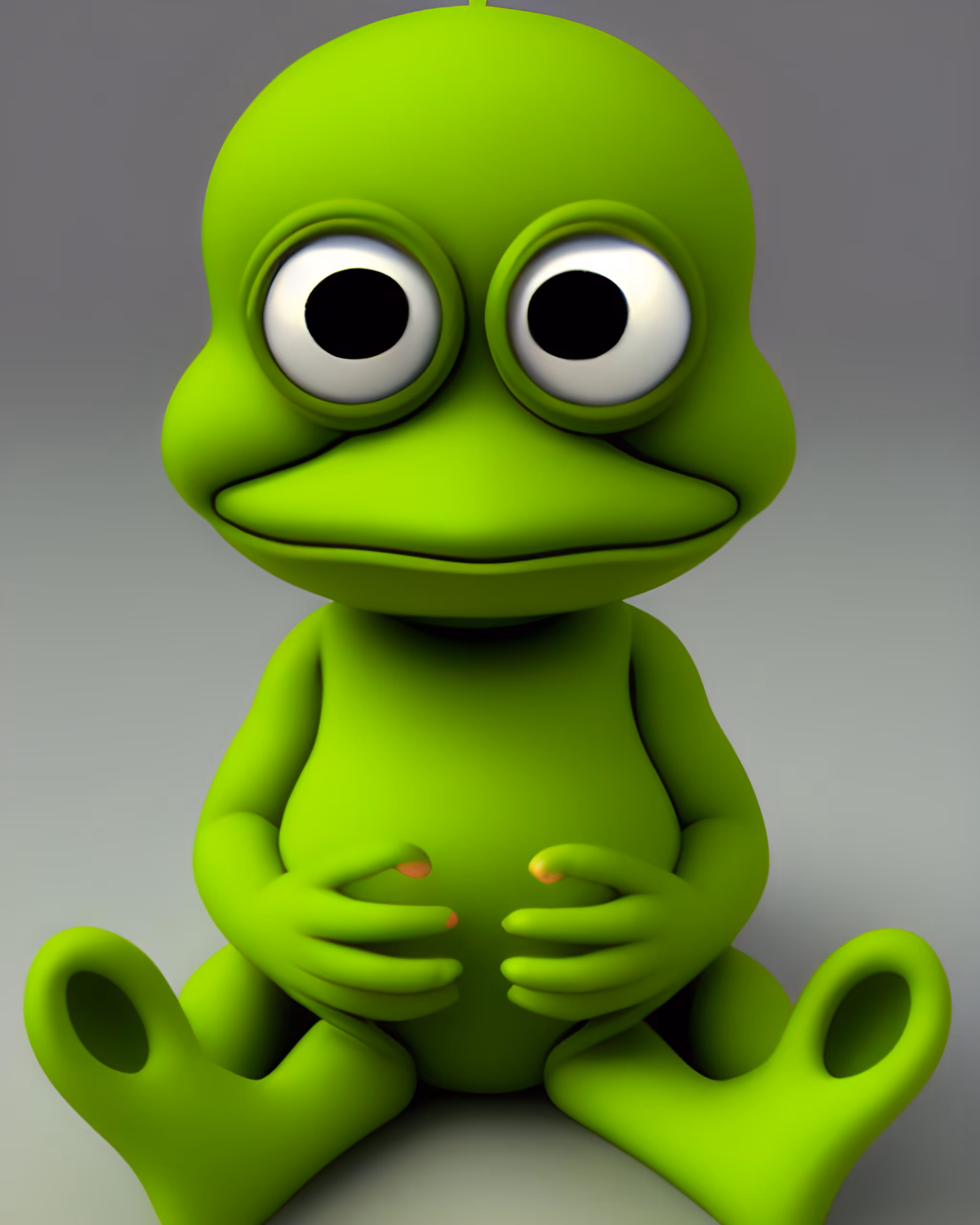 Baby PEPE had enough food