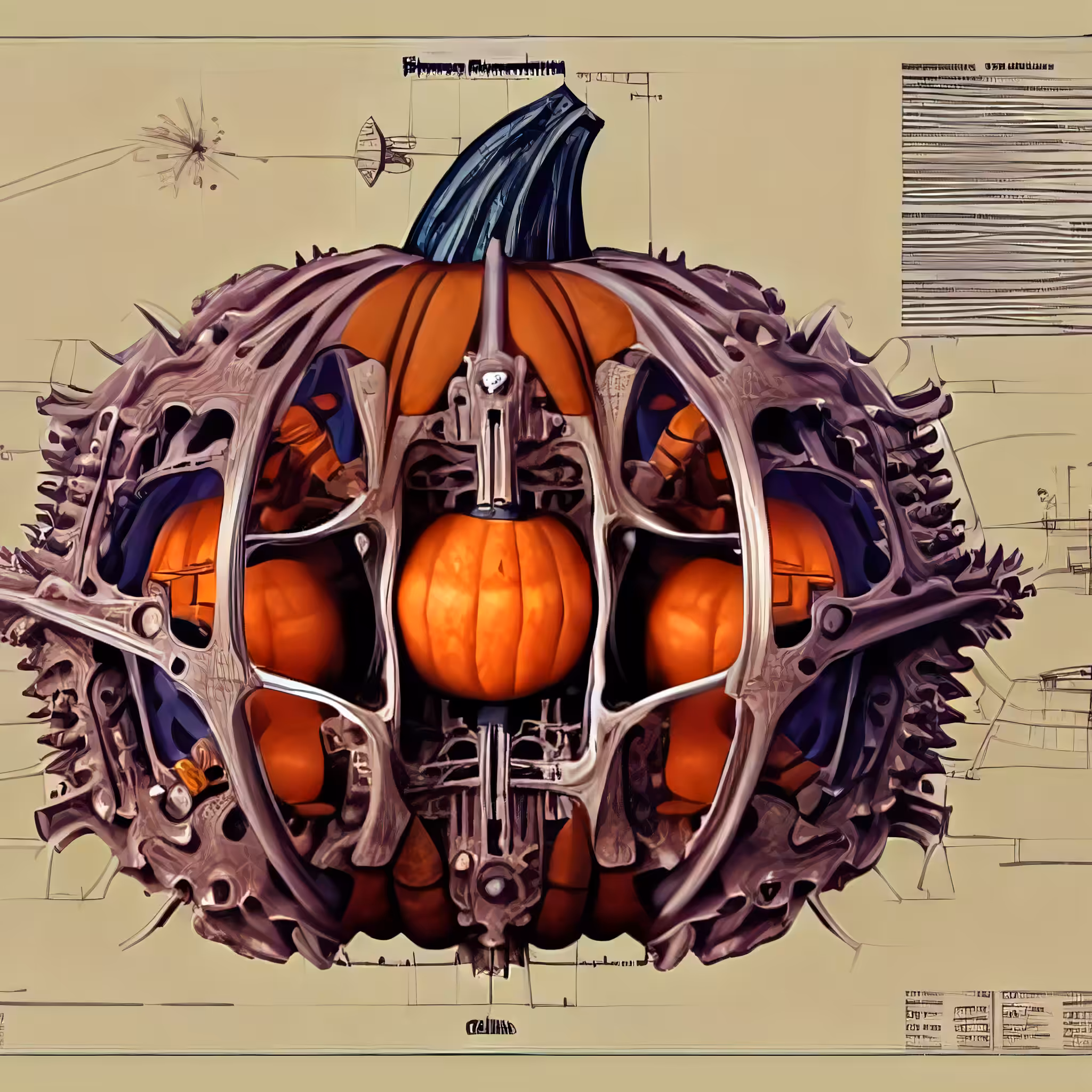 Mecha-pumpkin blueprint #18