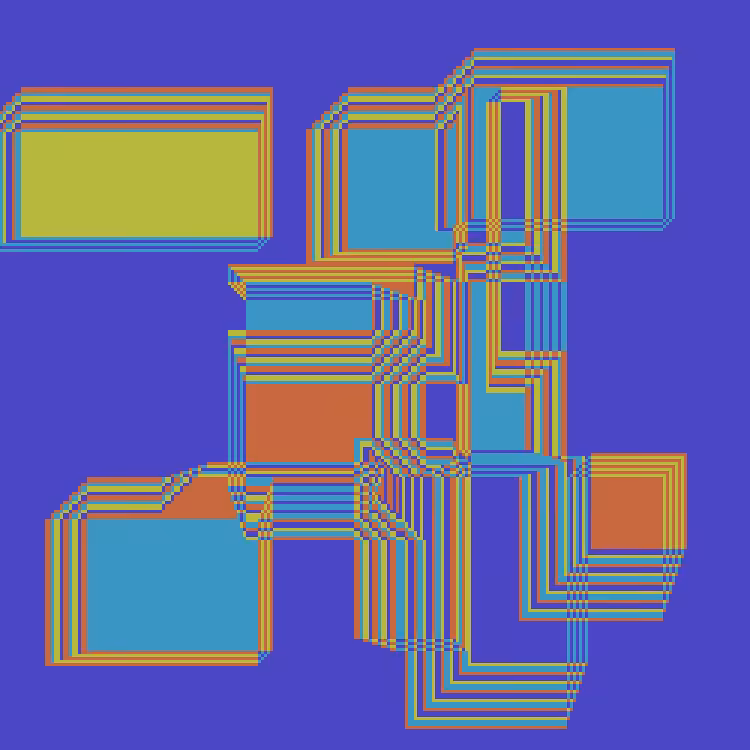 Superimposed Rectangles #98