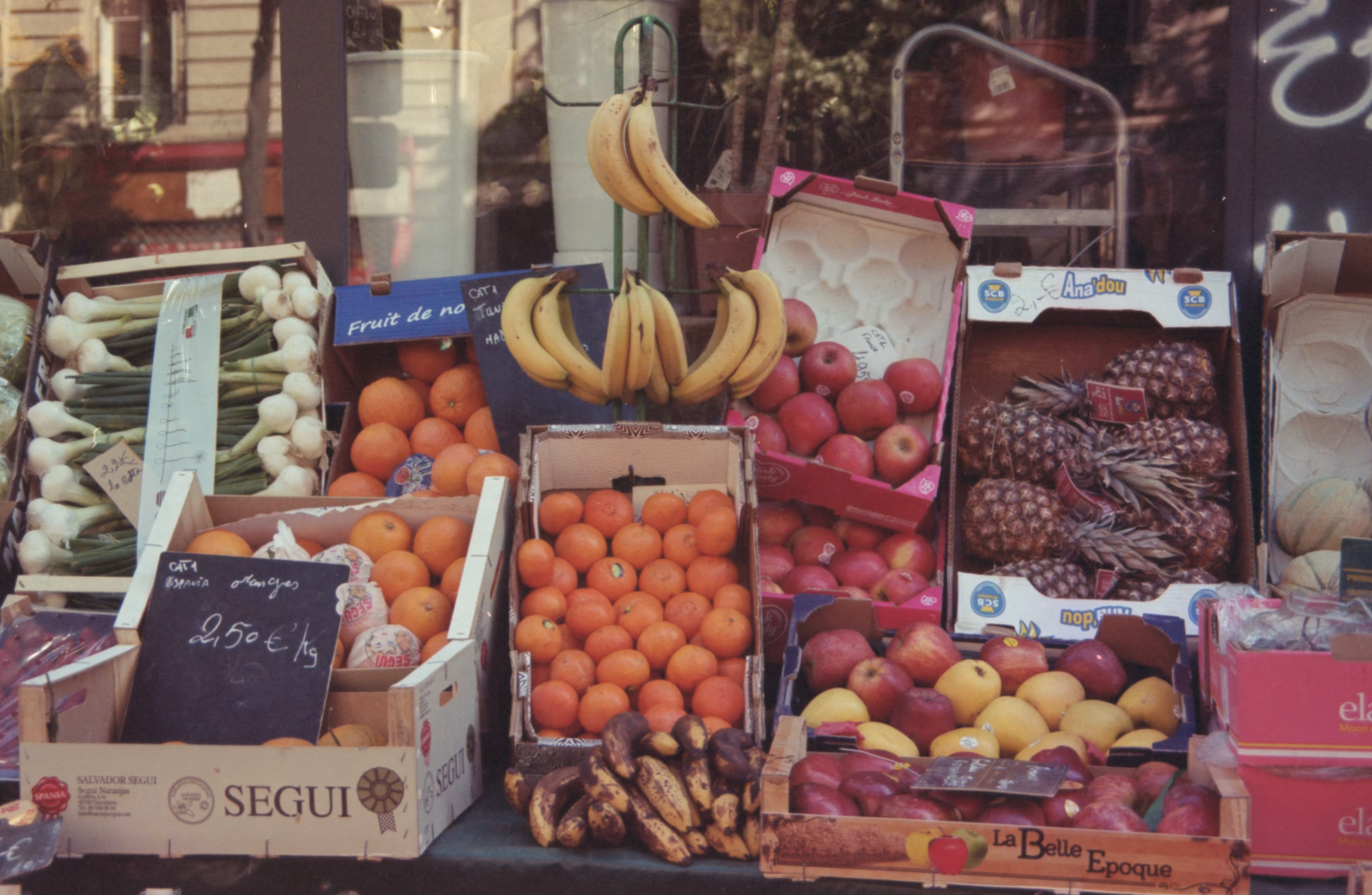 Paris Film Photography: stand du marché