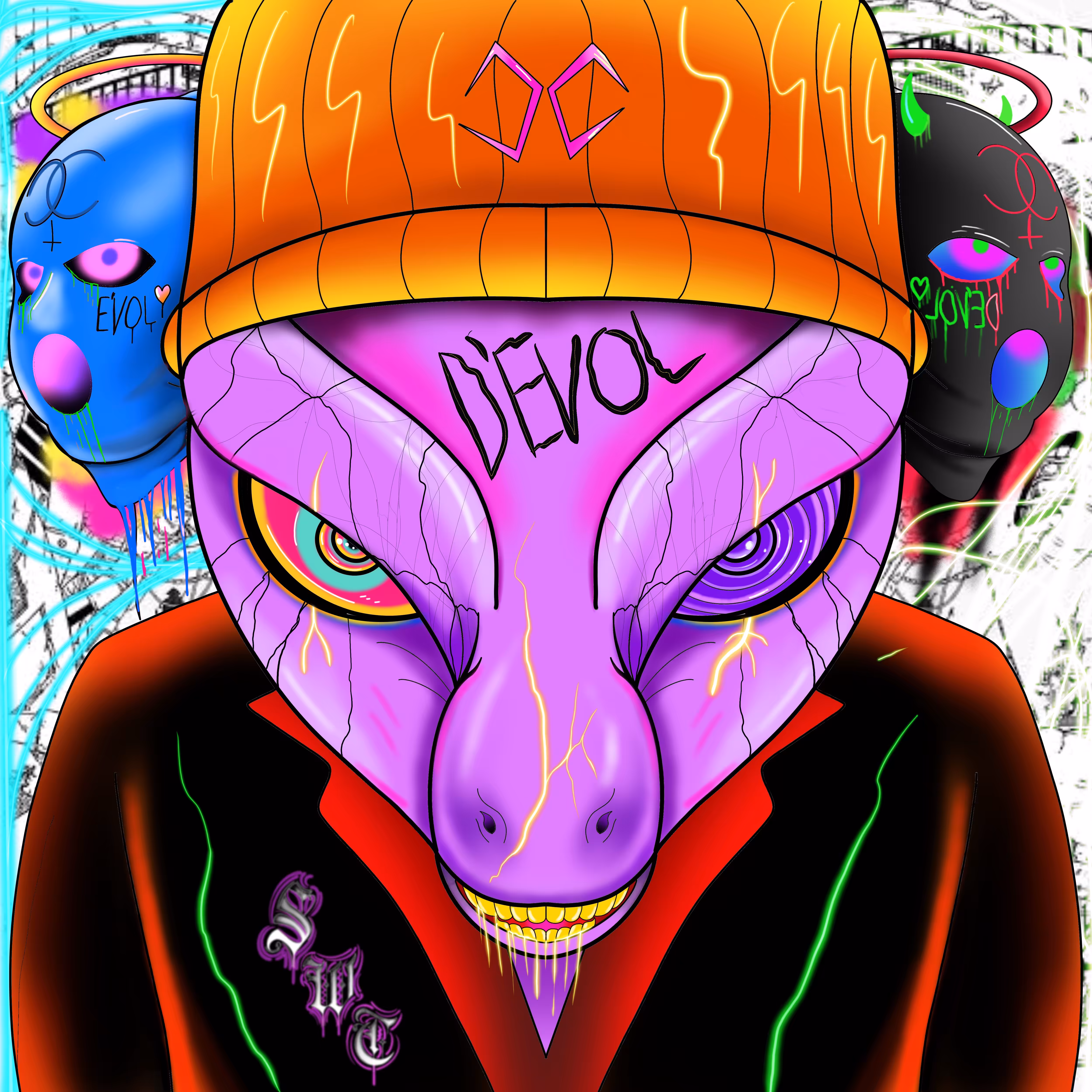 D'EVOL MEWTWO TOKEMON 