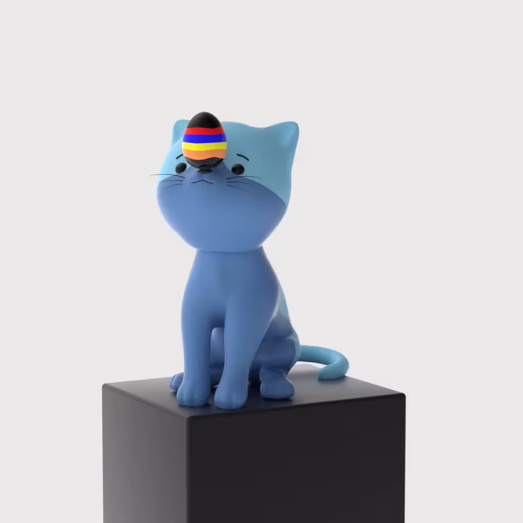 3D Meow Cat #96
