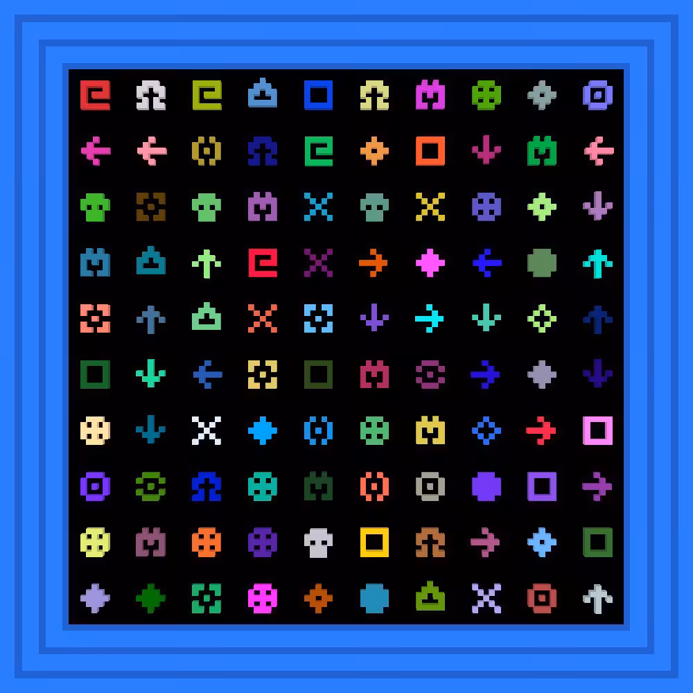 tezos artcast :: Procedural Symbols #133/1000