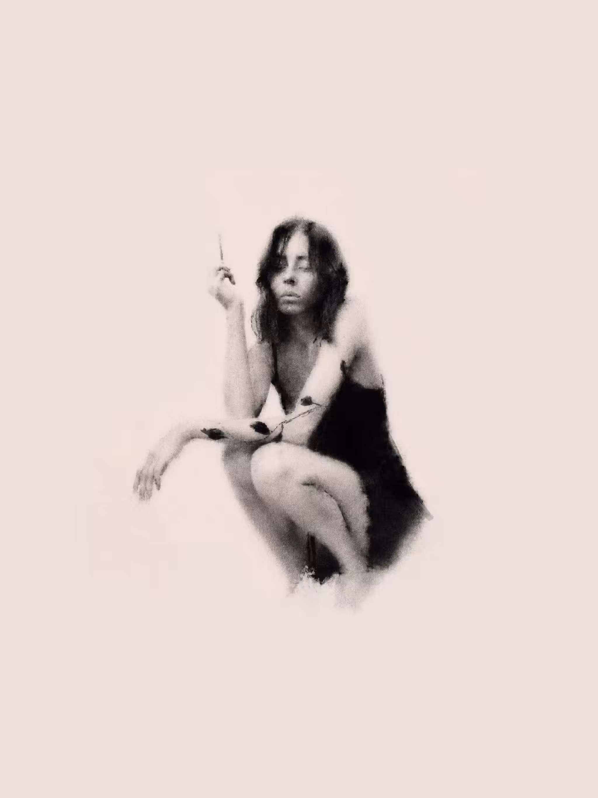 La Femme: she's with a cigarette