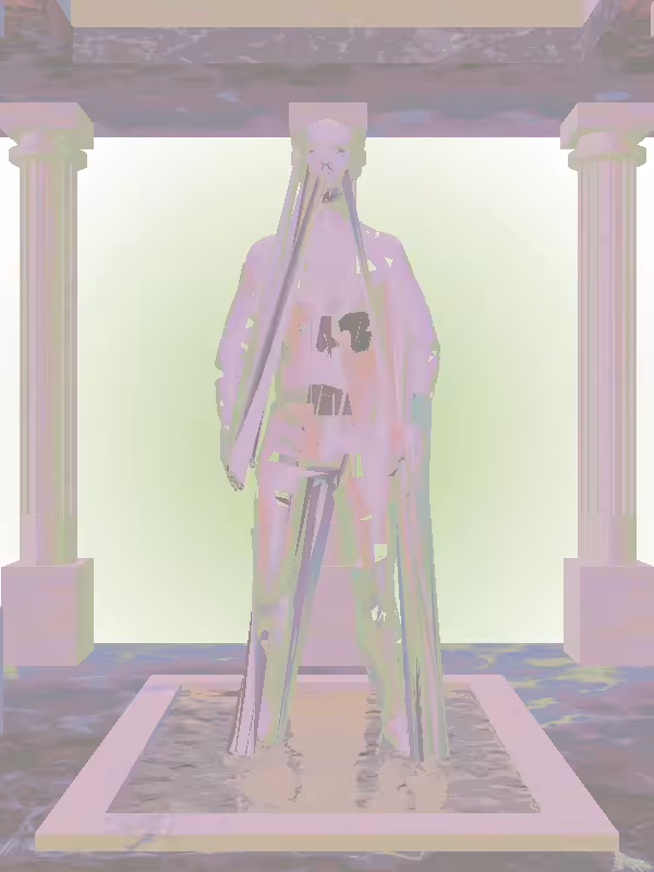 HeavenComputer: The Indifferent Dusky Pale Pink Man #6050