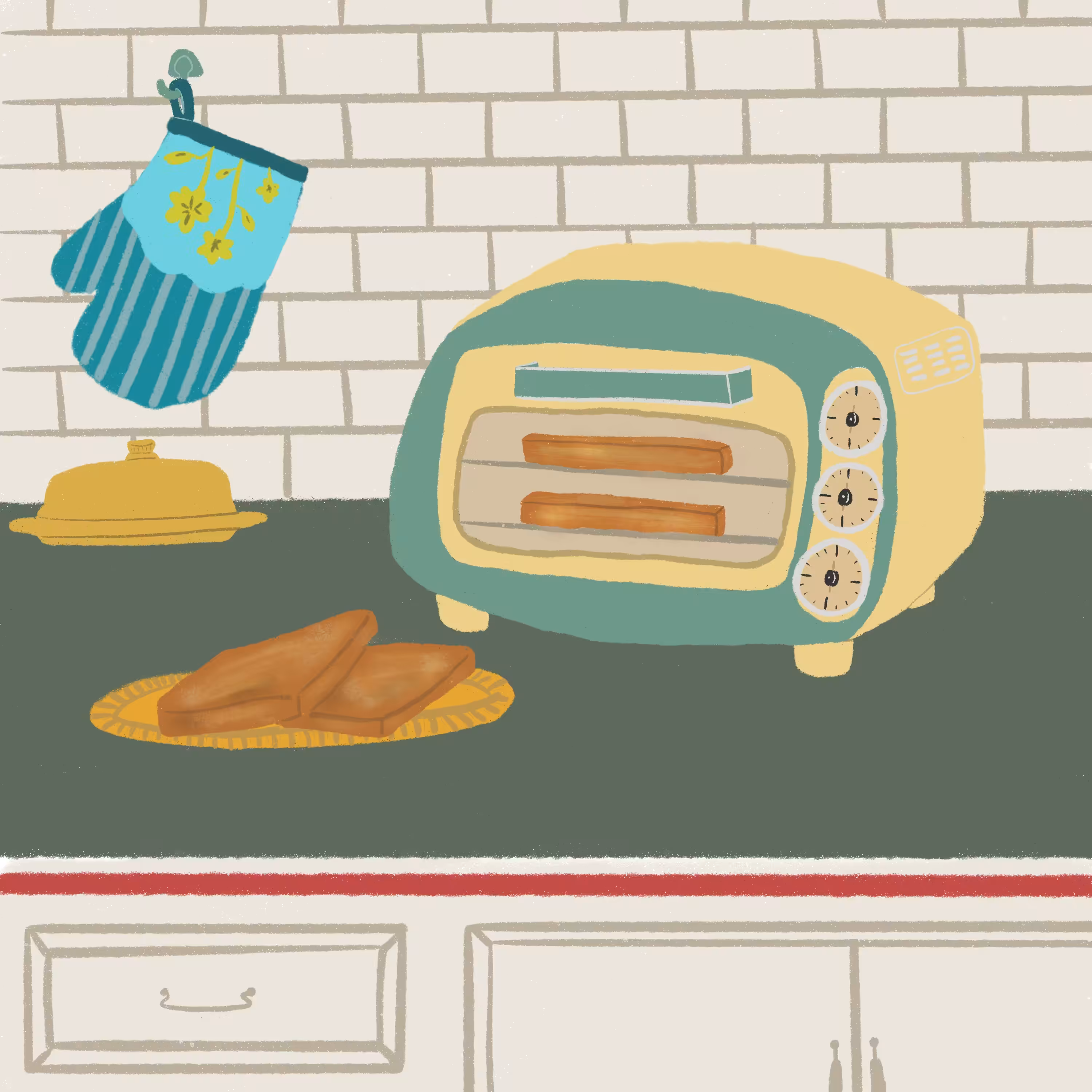 Breakfast with Toasted Bread