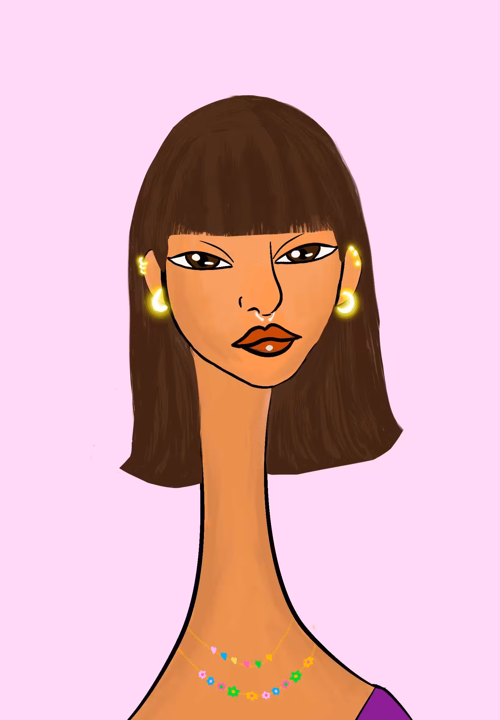 Long Neckie Ladies: Long Neckie Lady #3128