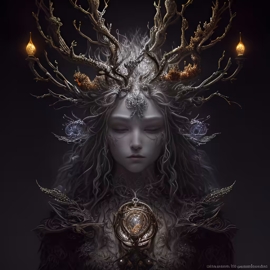 Art in the Age of AI: Page 284 - Lady of Elements