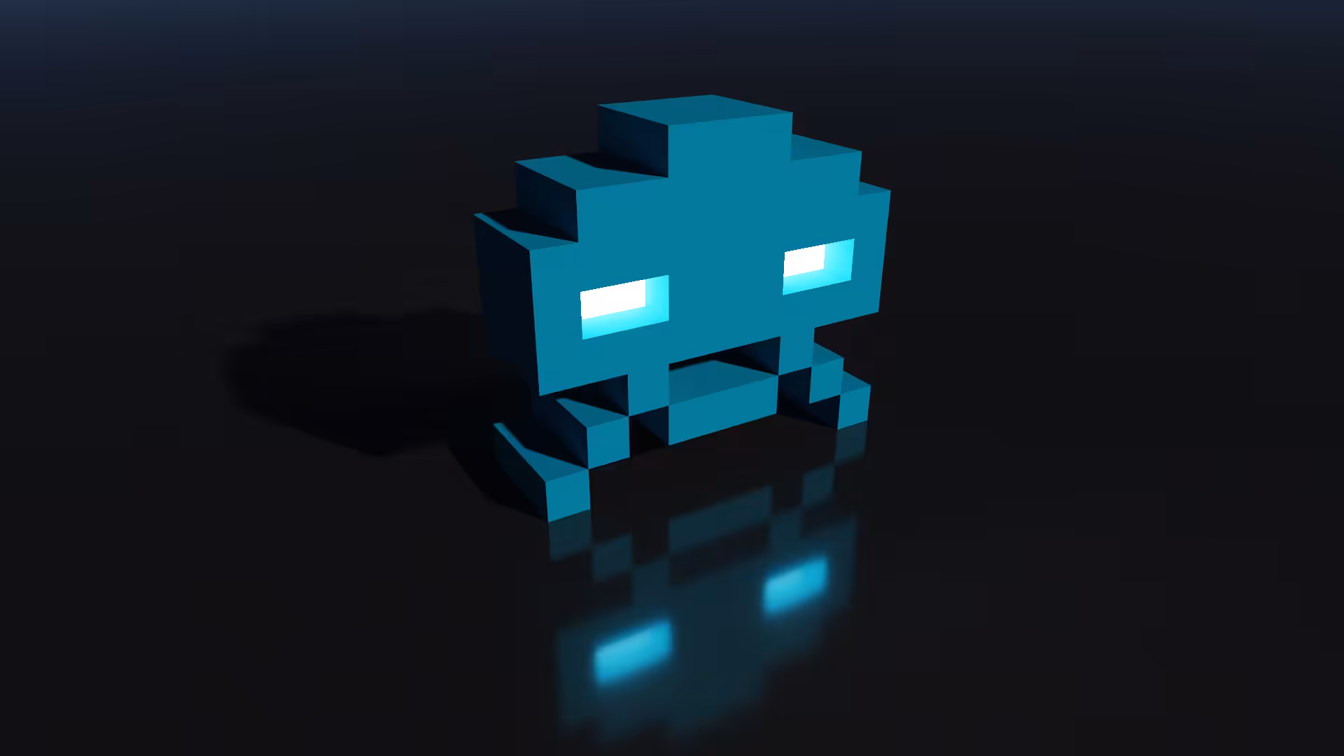 3D retro: Space Invader 6