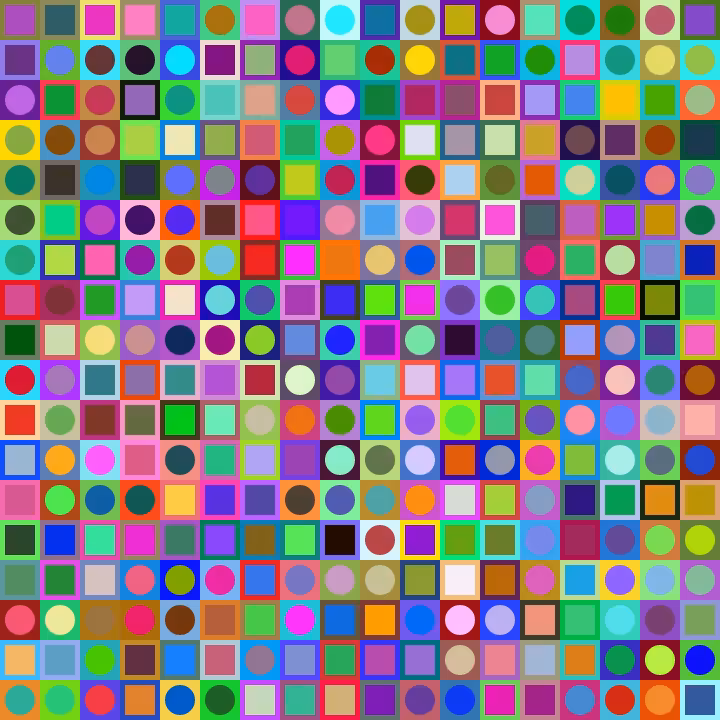 Square Dot Composition #185