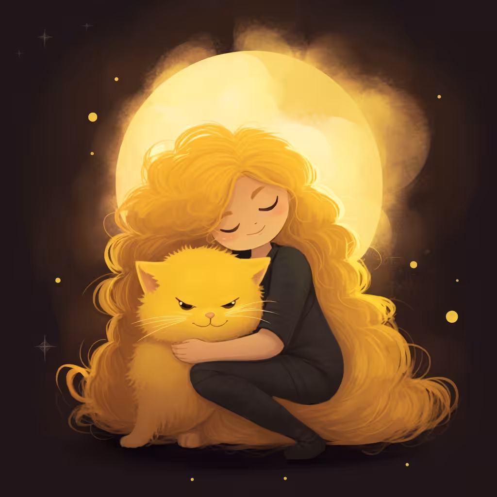 A girl named Luna and her best friend