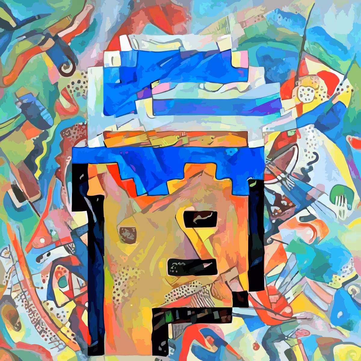 KandinskyPunks: Kandinsky Punk #014