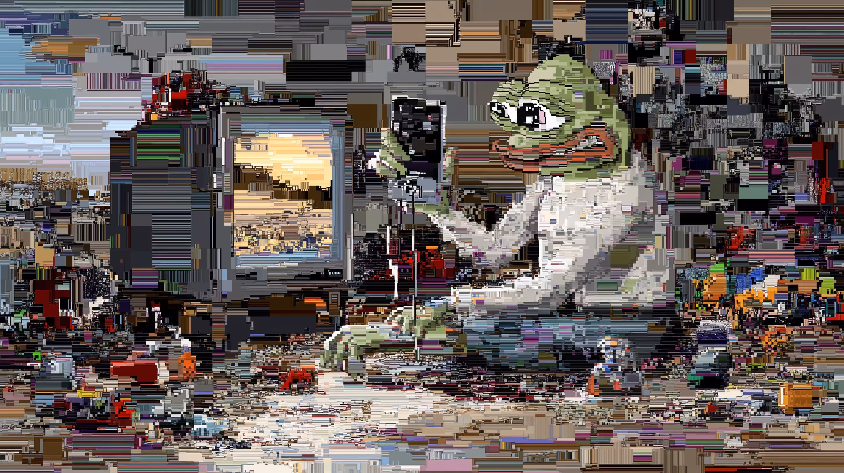 Pixel Pepe The Frog: Pepe Just Vibin’
