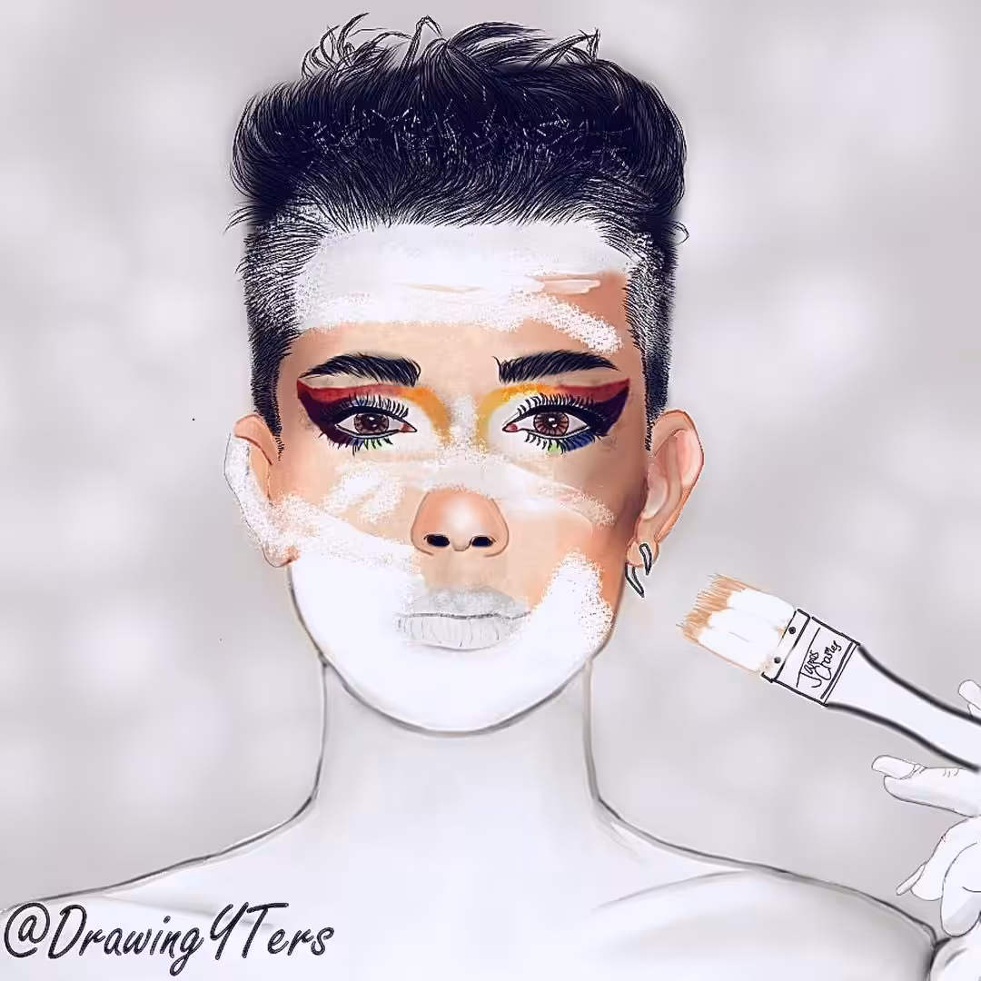 My portrait of James Charles