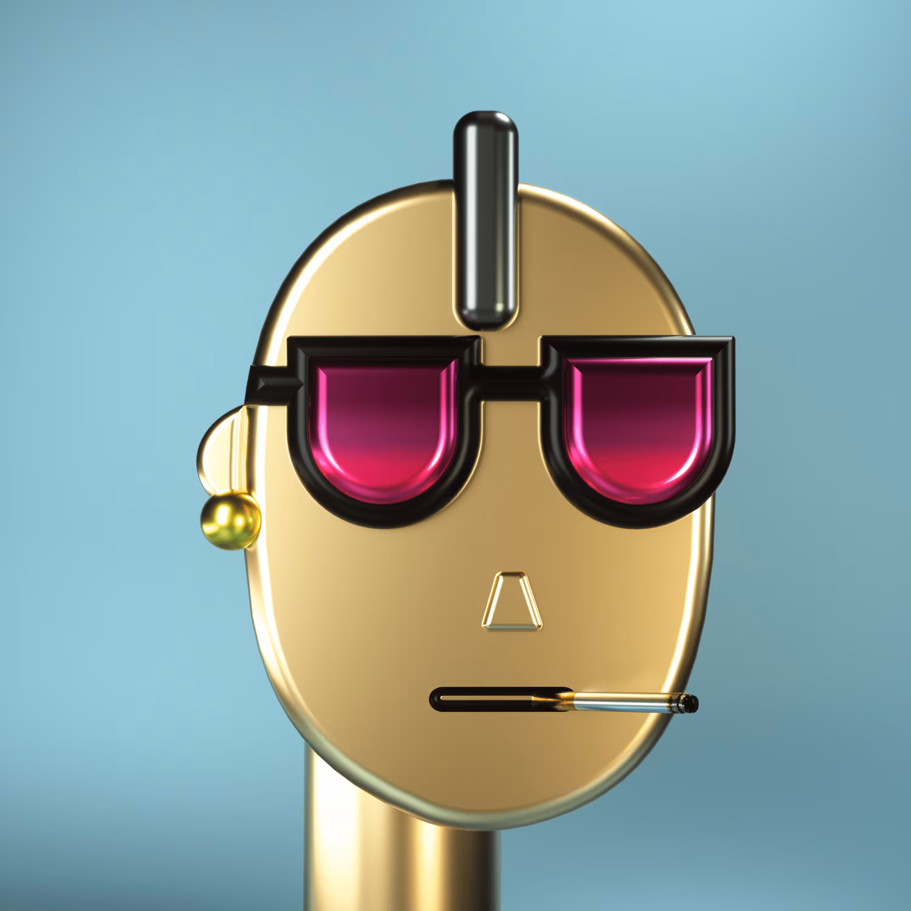 3D Chrome Punk #0820