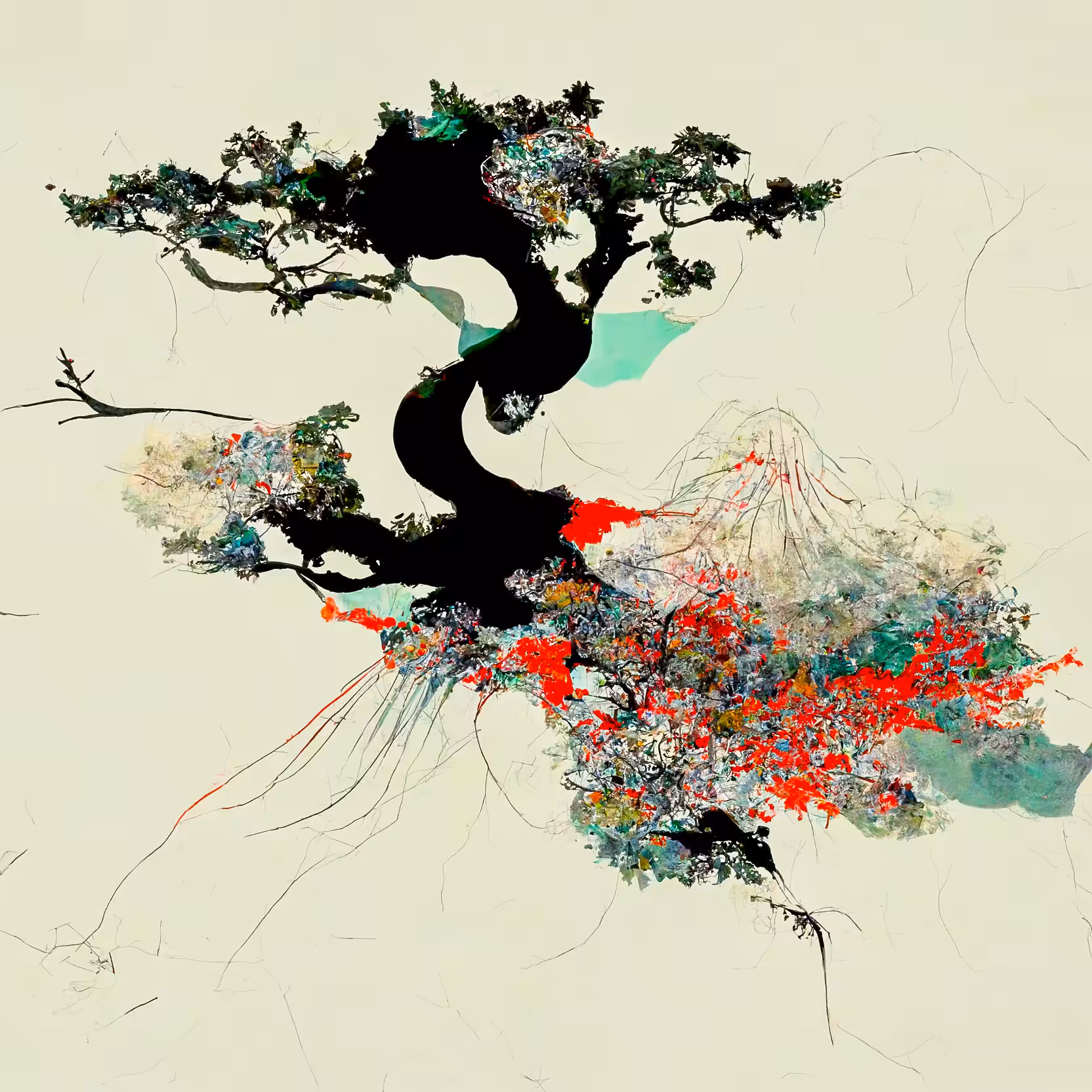 Bonsai Tree I 盆栽