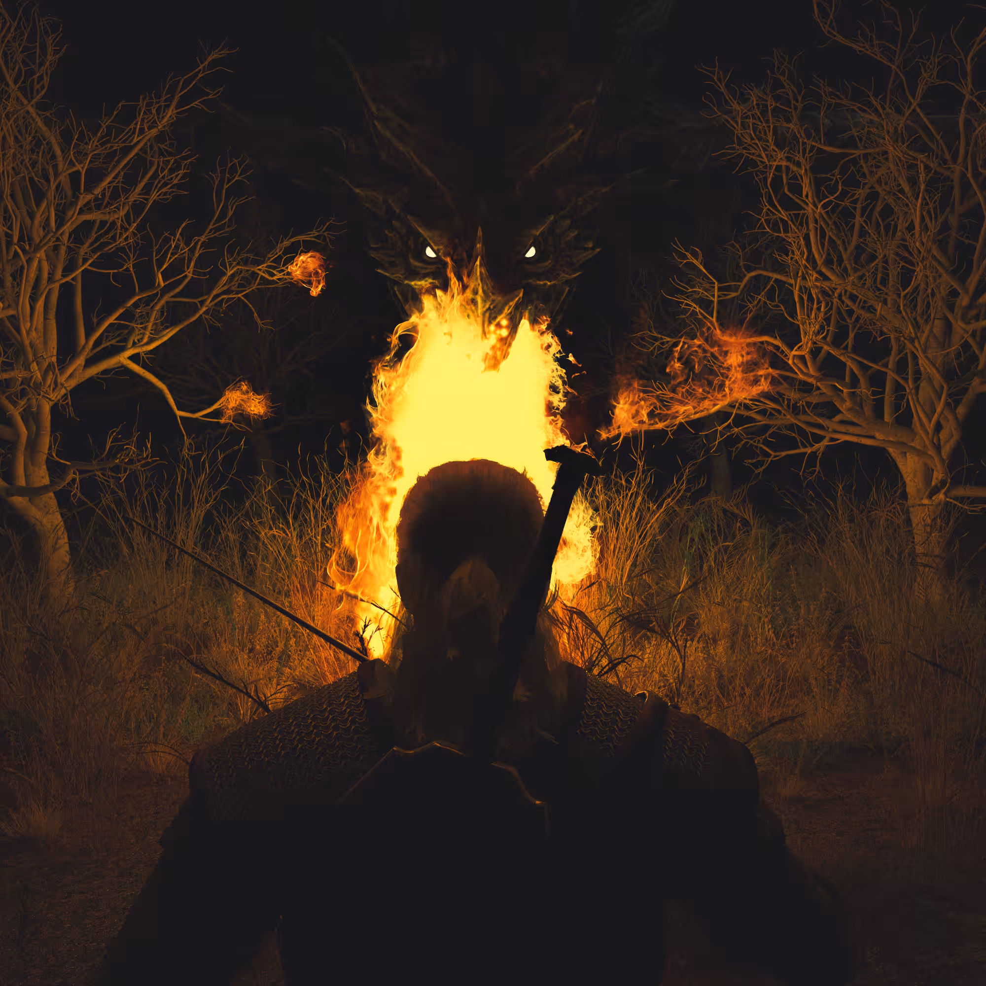 Geralt meets Alduin