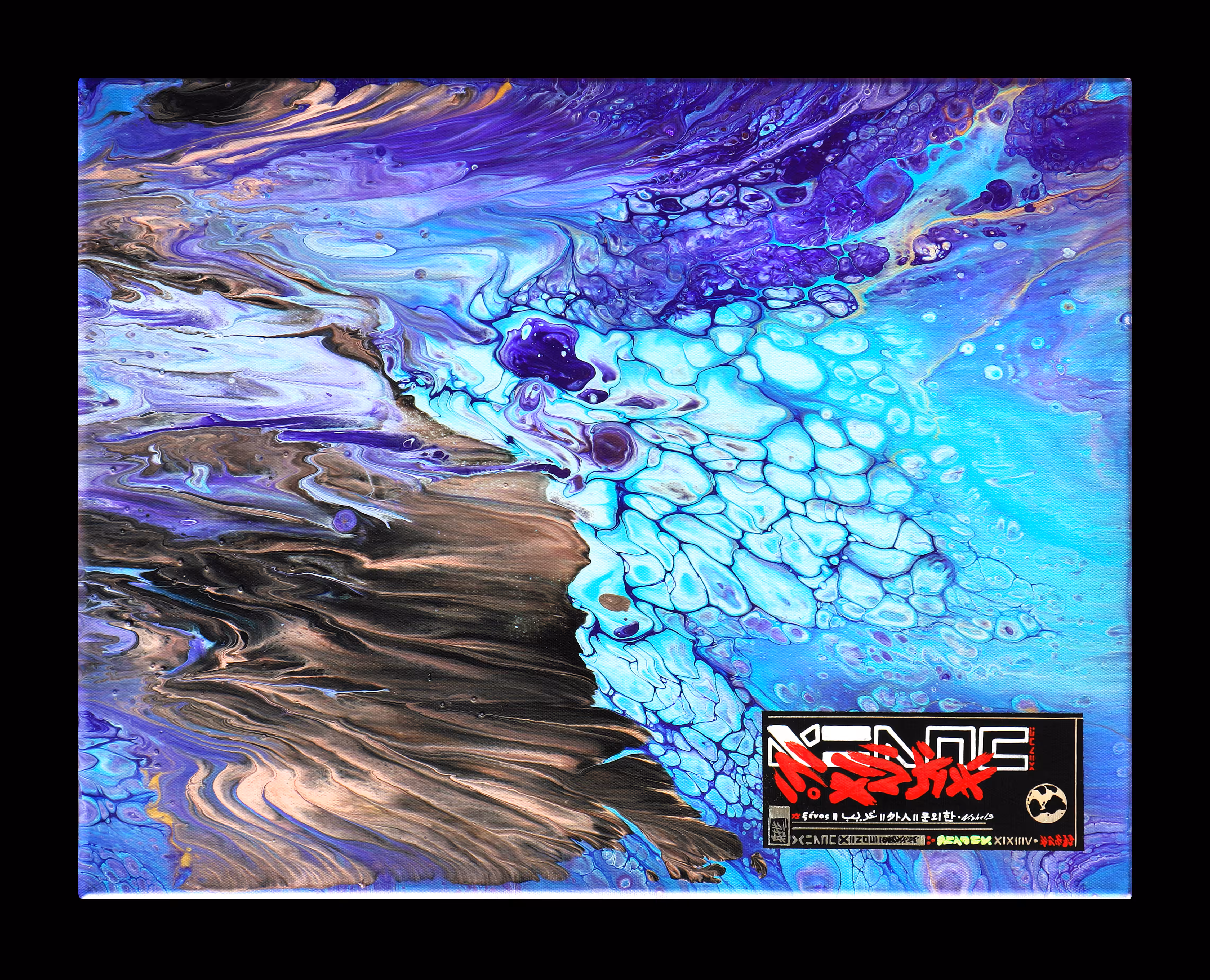 "XENOS" (NFT + Physical painting)
