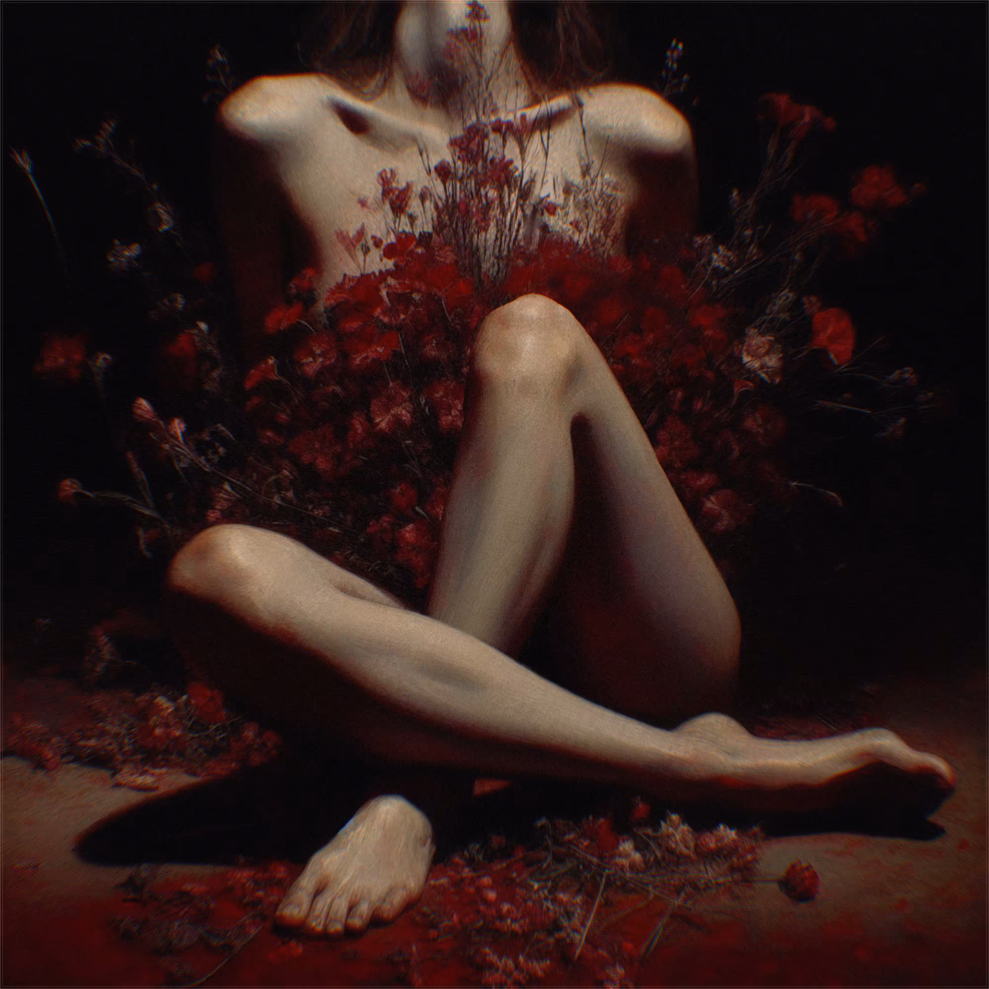 red flowers
