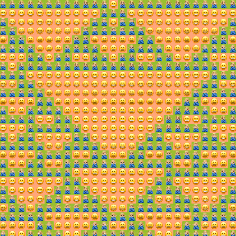 Elementary Cellular Emoji Automata #957
