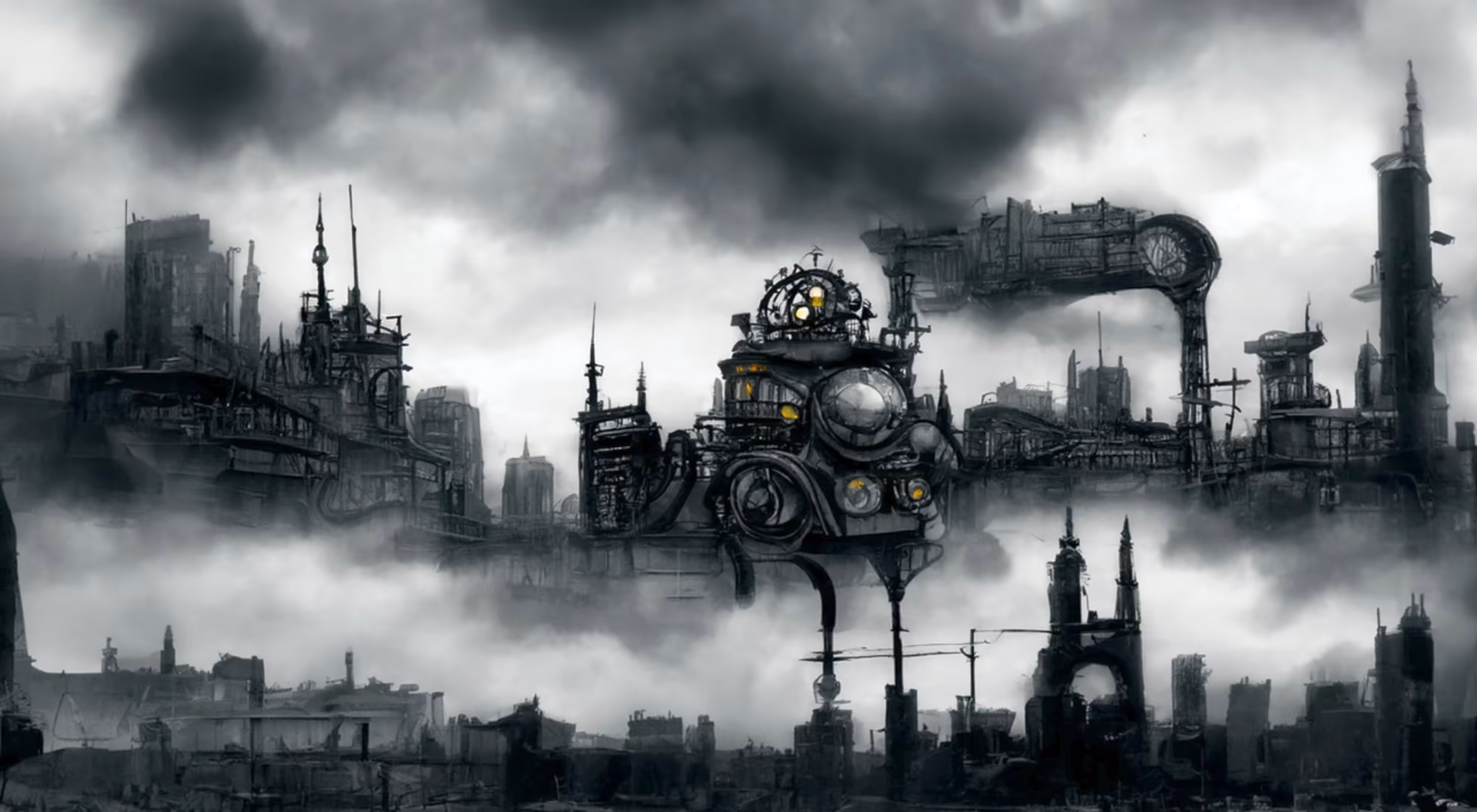 SteamPunk cityScape #010