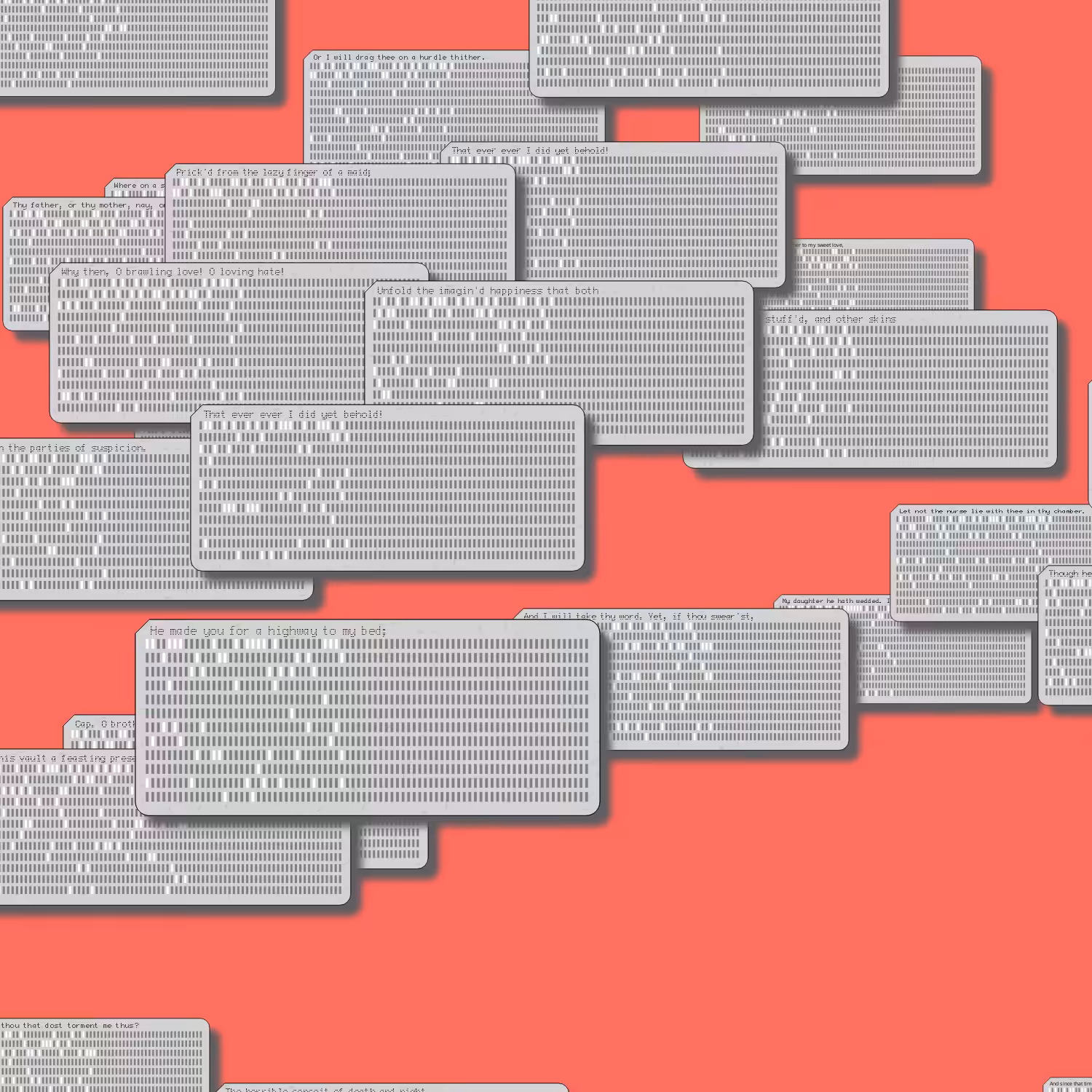 Romeo and Juliet on Punched Cards (Free) #30