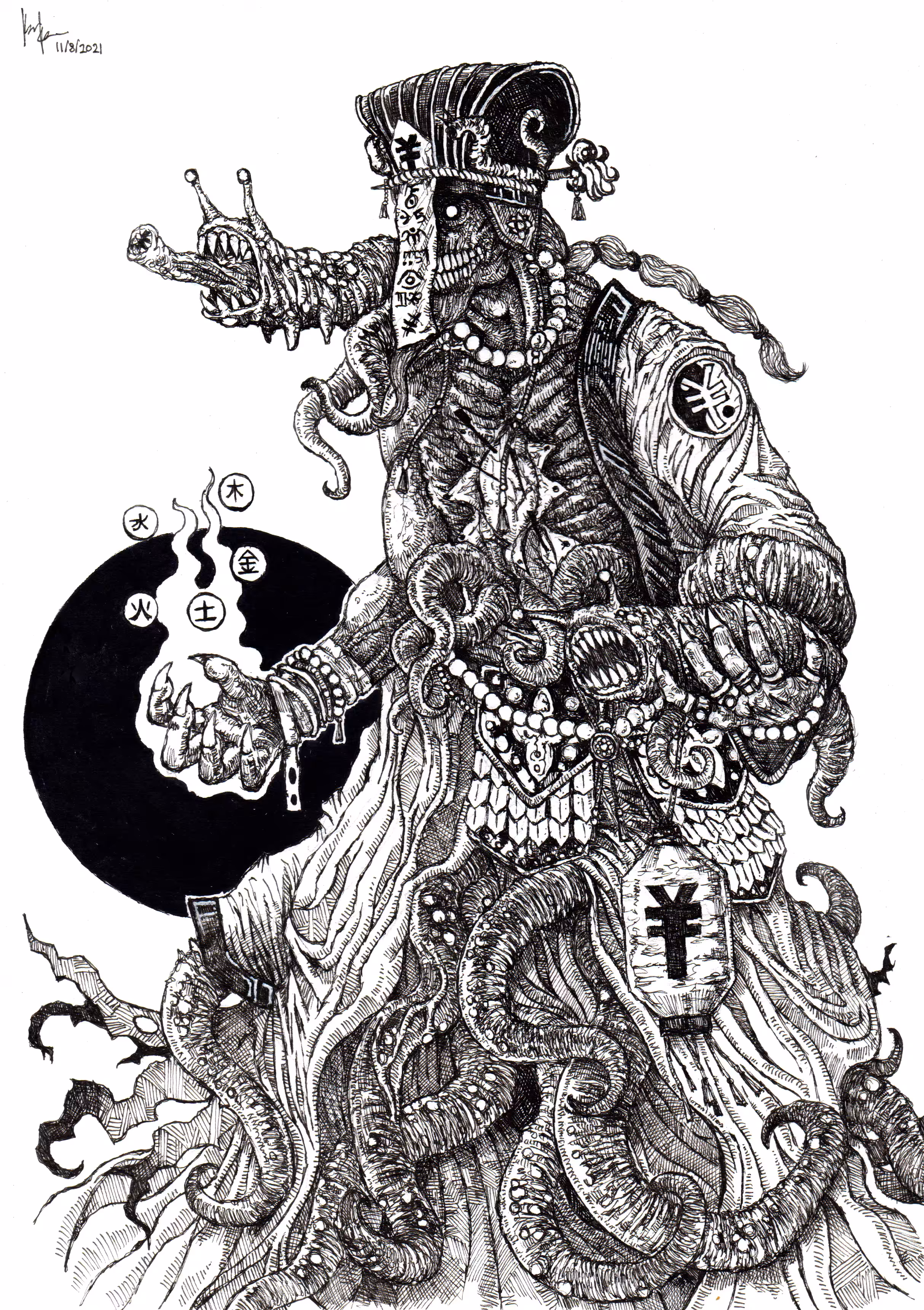 #008 Yuán The Undying - King of the Dead