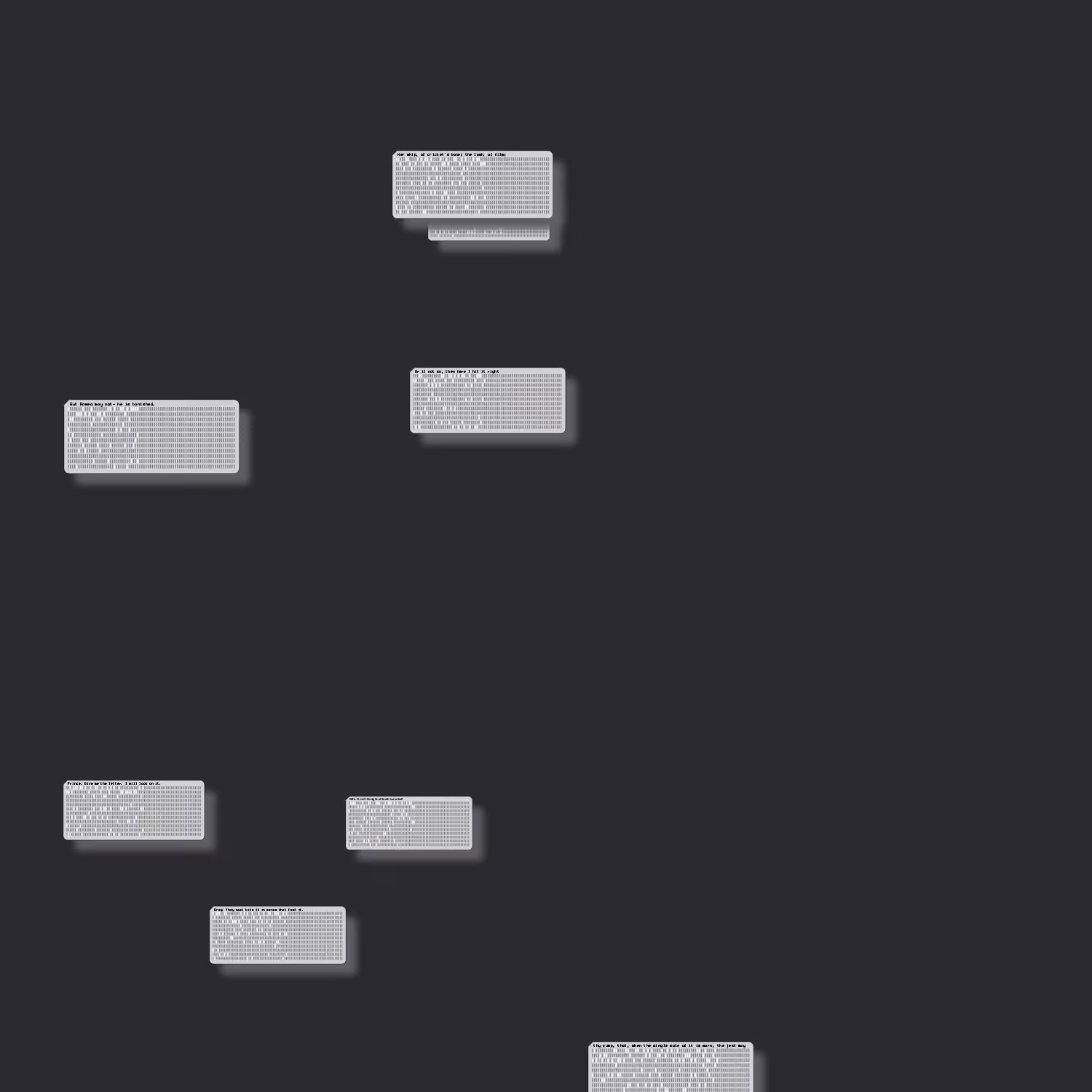 Romeo and Juliet on Punched Cards (Free) #20