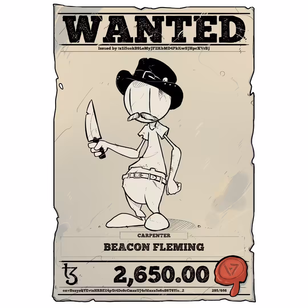 BEACON FLEMING | TEZOS PIRATE 295/666