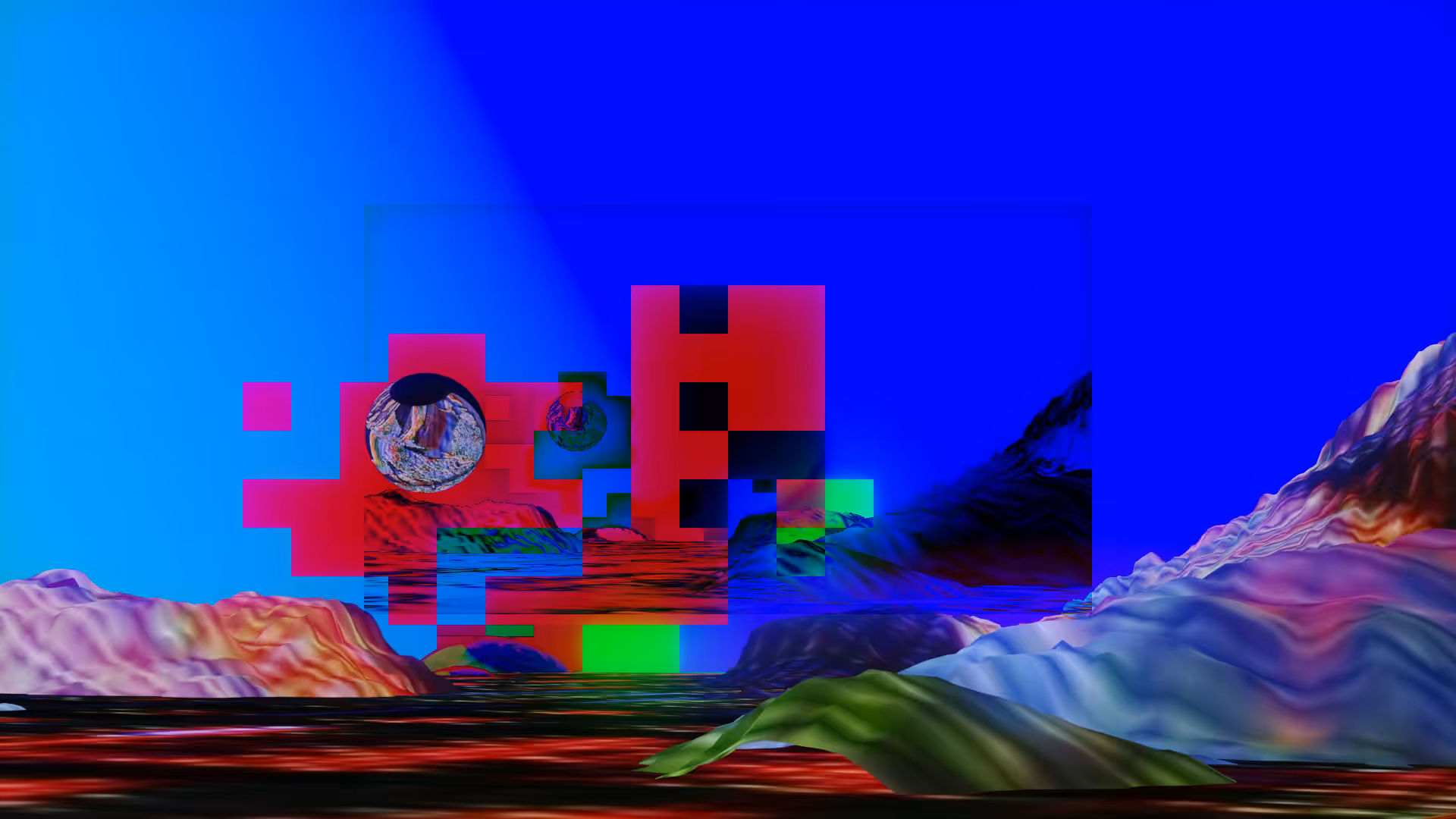 Accidental Pixels #32 "The Landscape Dreaming of Itself"