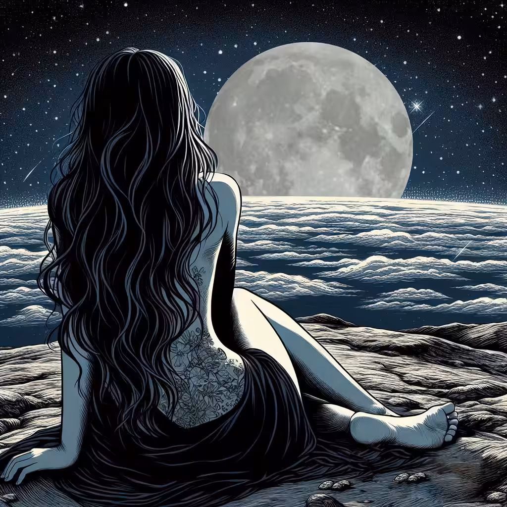 "The Moon of My Dark Night"