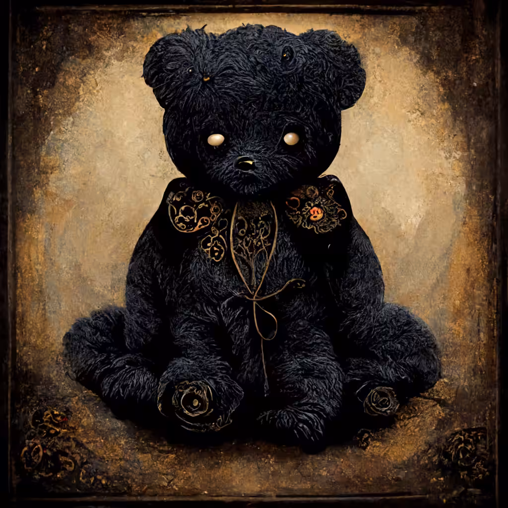 Dark Teddy Bear