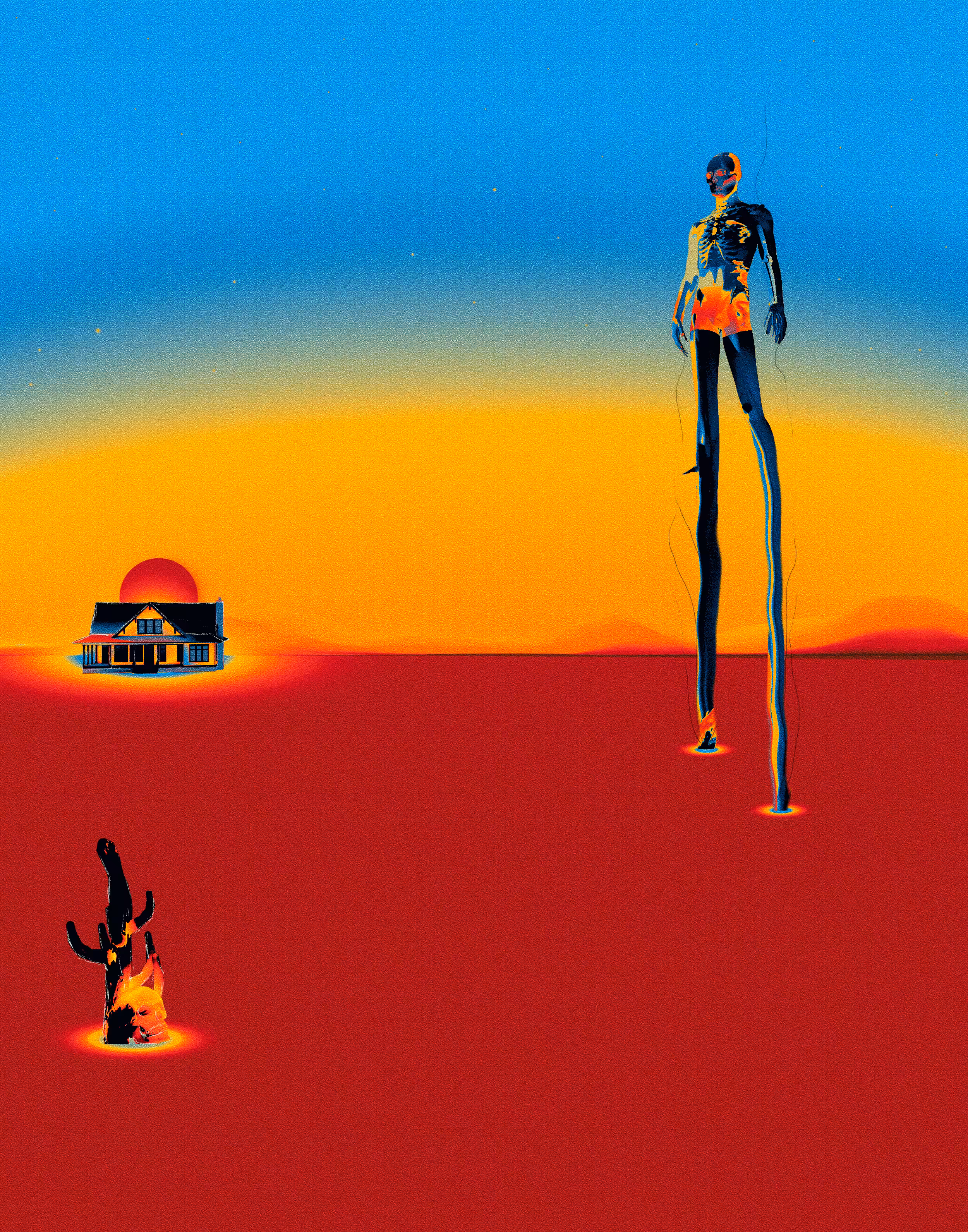 The Red Sunset