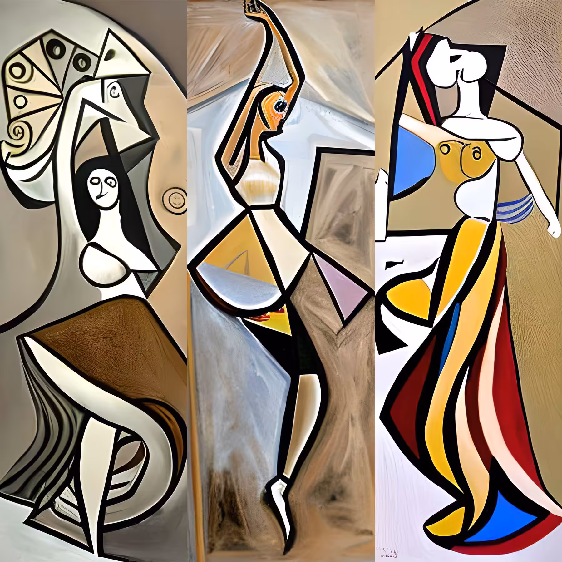 Cubism Dancers #9