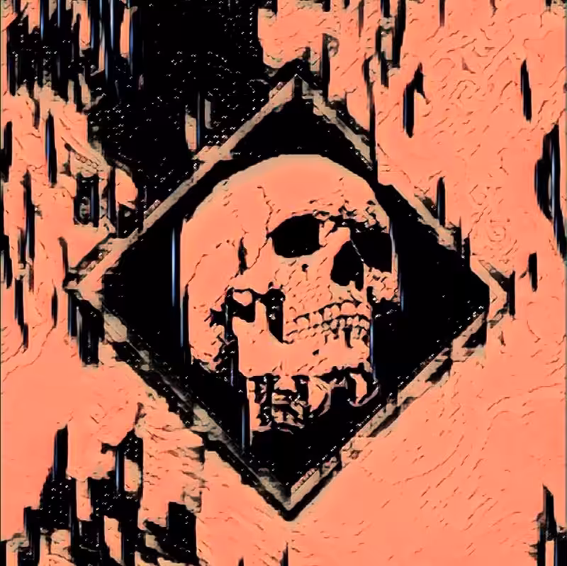 Hen Skulls and Smoke #8 (version 3)
