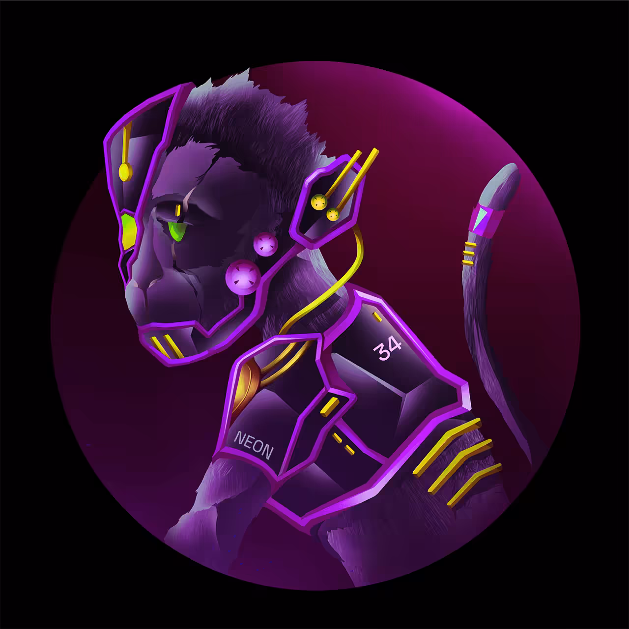 Neon Borg #034