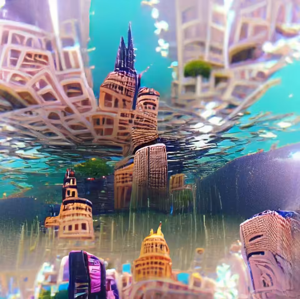 City under the water 