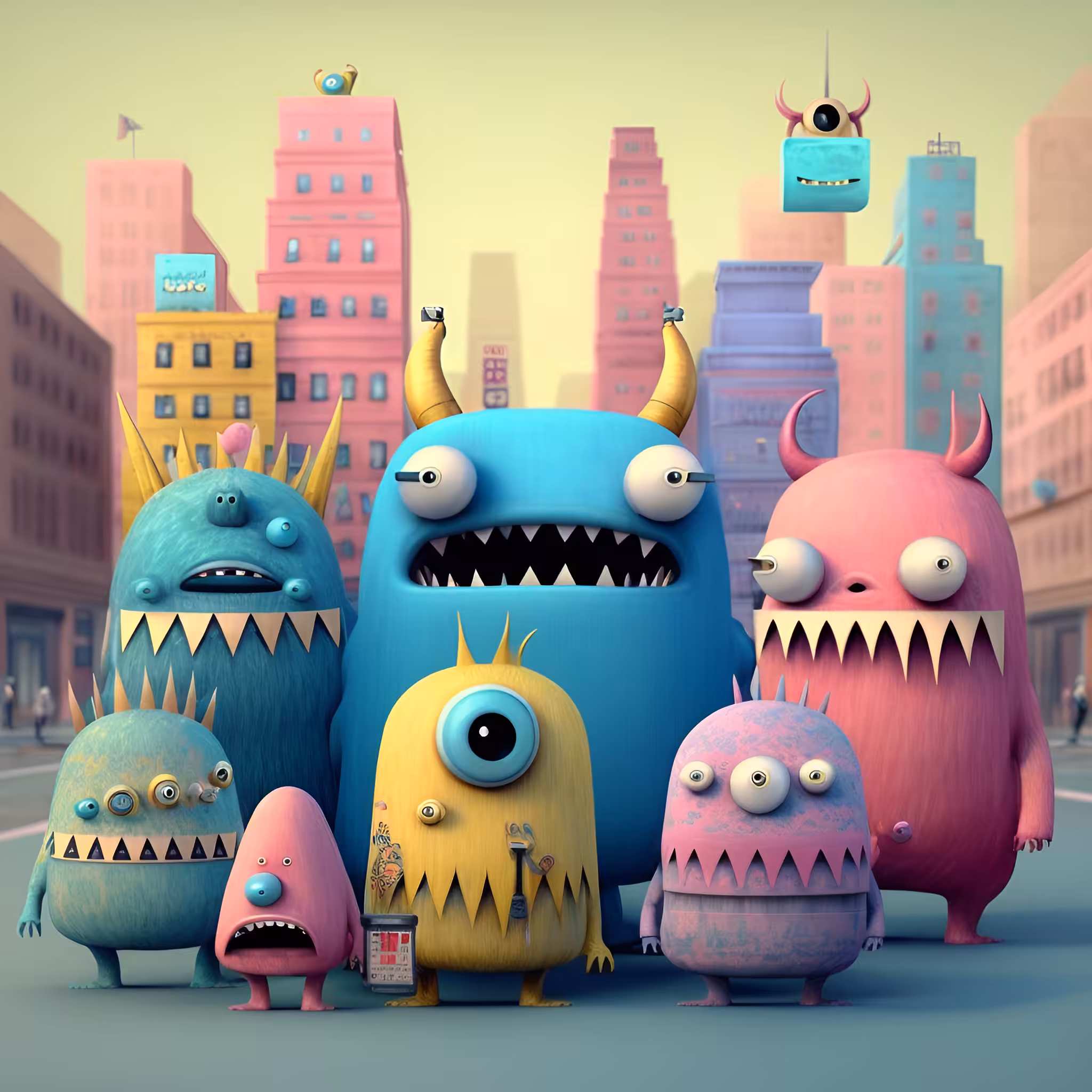 Funny Monsters #203