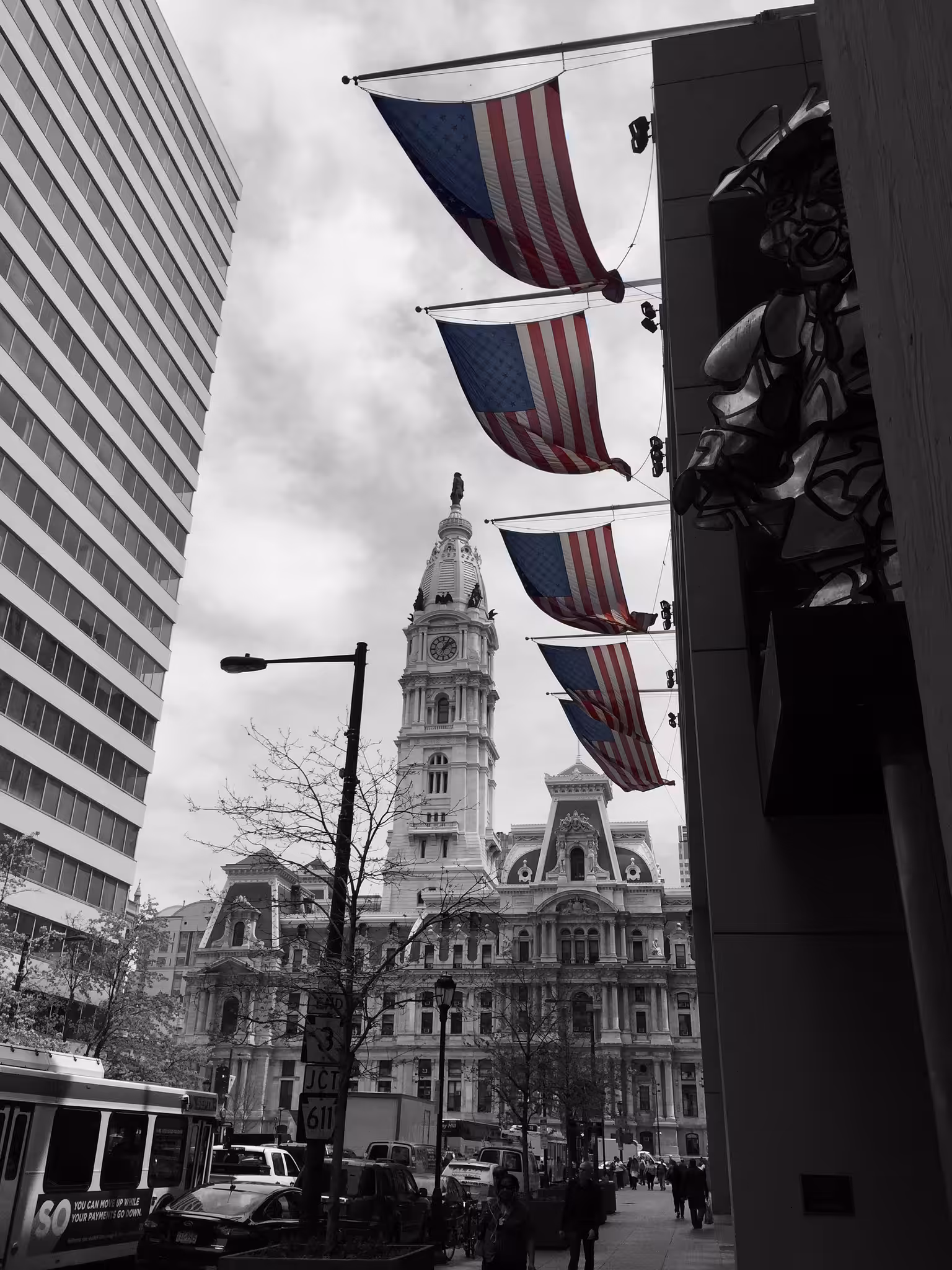 City Hall, looking East