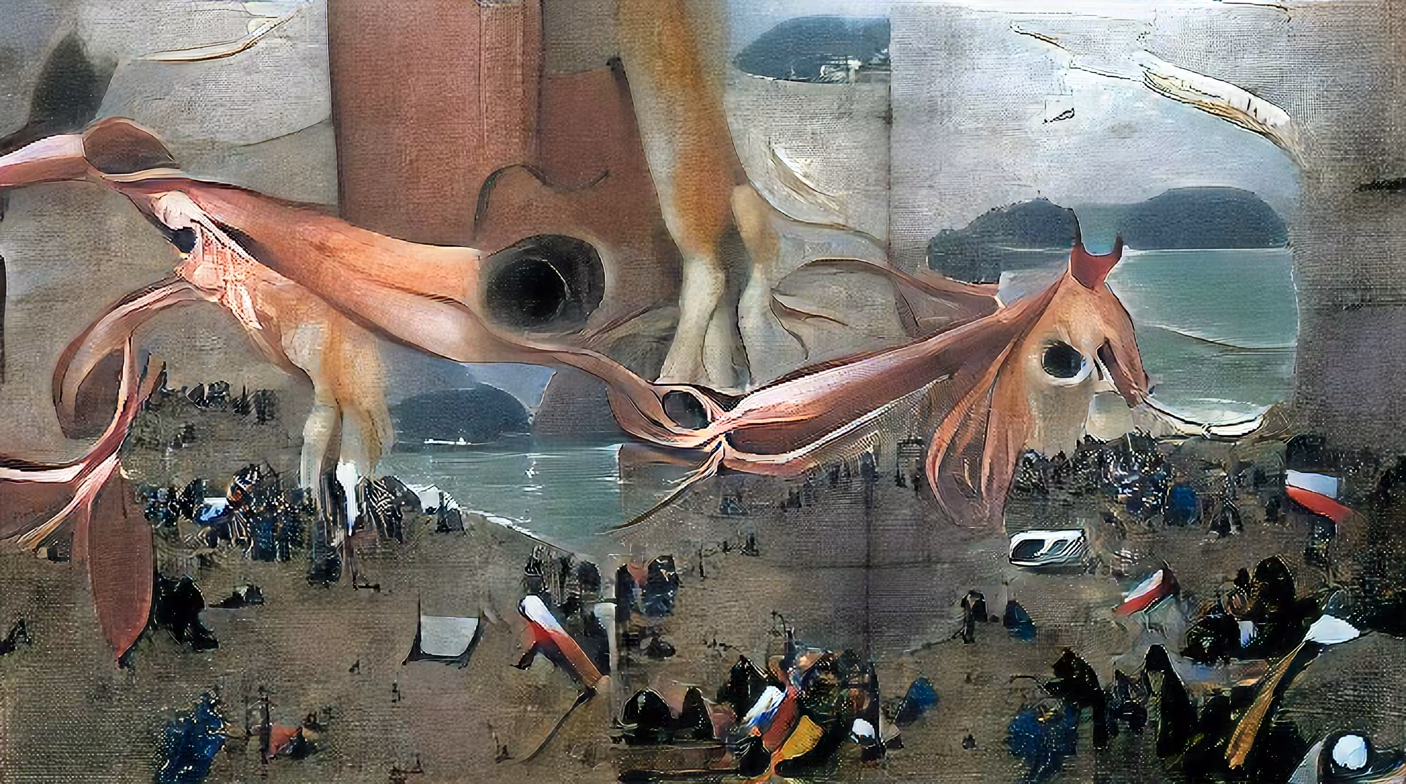 KING SQUID IN THE STYLE OF HIERONYMUS BOSCH